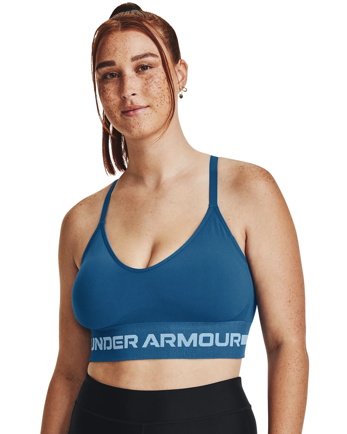 Women's UA Seamless Low Long Sports Bra - Image 10