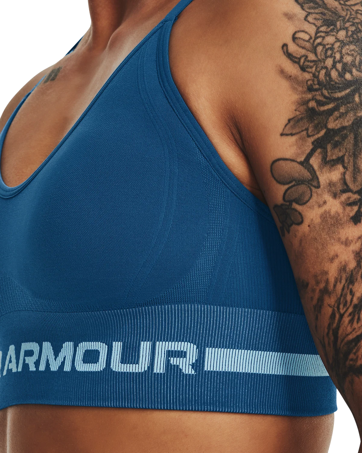 Women's UA Seamless Low Long Sports Bra - Image 14