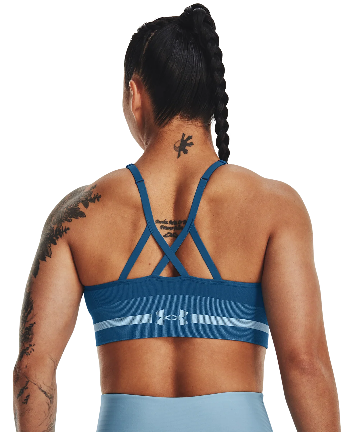 Women's UA Seamless Low Long Sports Bra - Image 2
