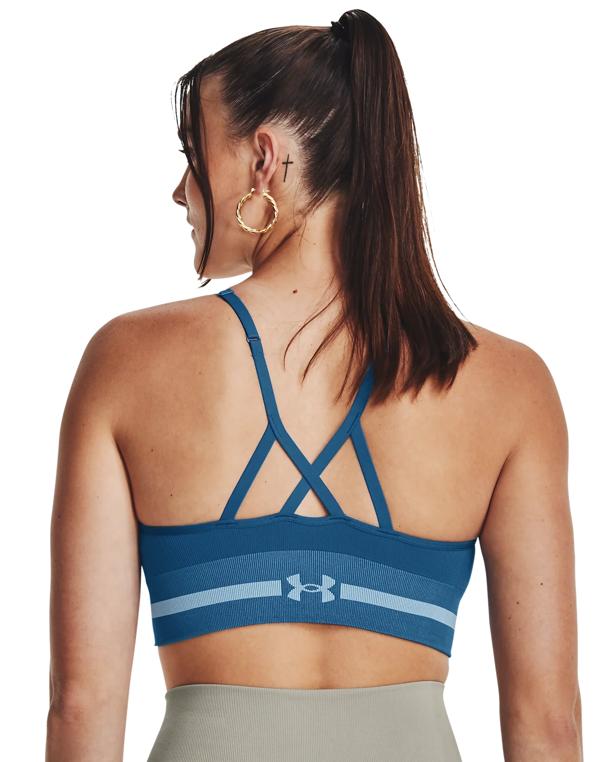 Women's UA Seamless Low Long Sports Bra - Image 7