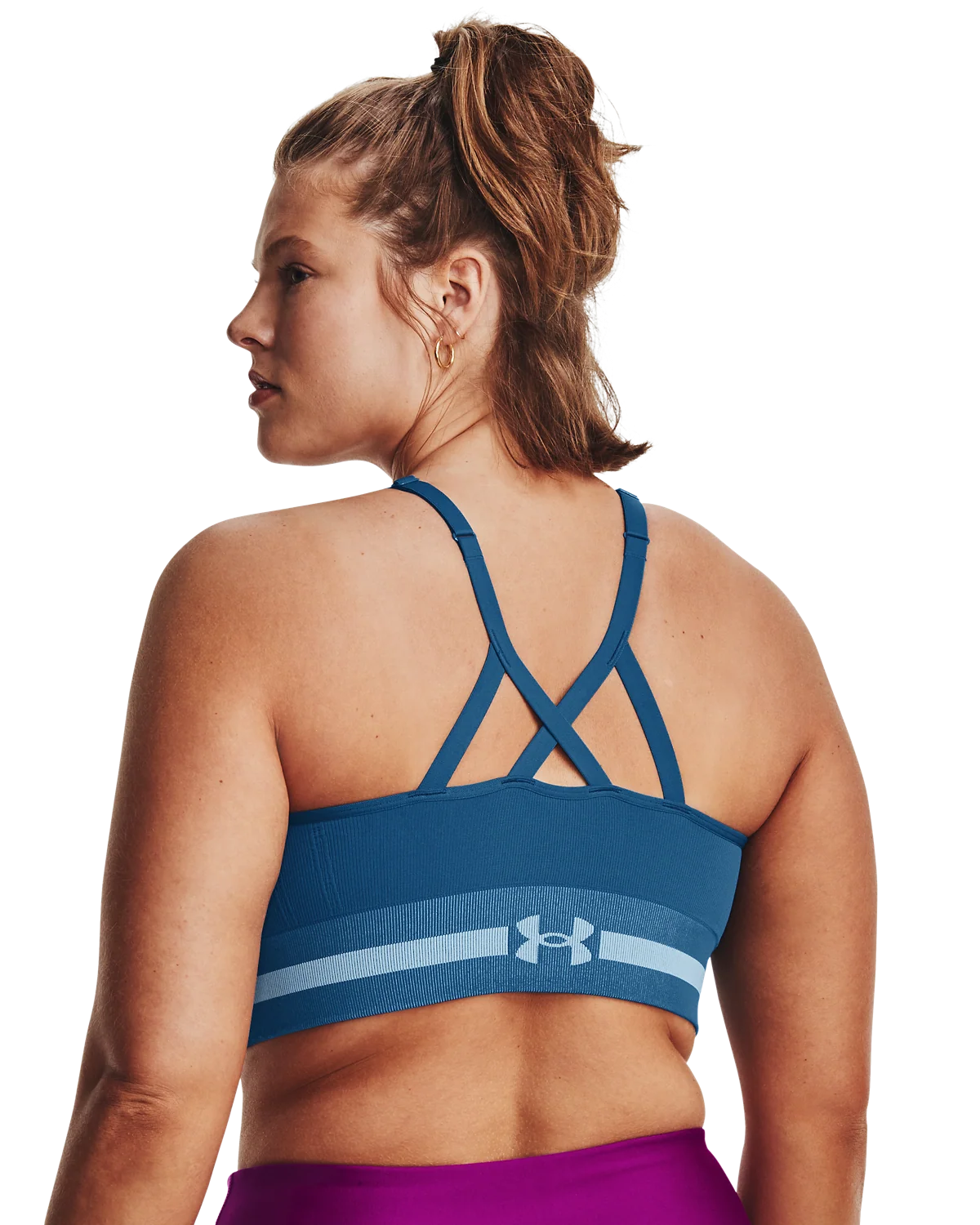 Women's UA Seamless Low Long Sports Bra - Image 8