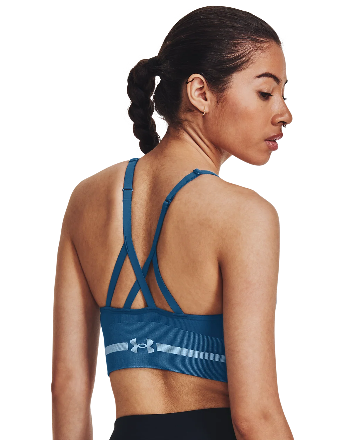 Women's UA Seamless Low Long Sports Bra - Image 9
