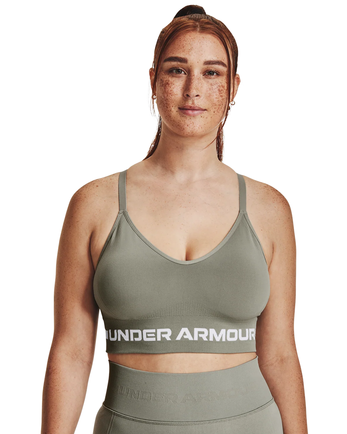 Women's UA Seamless Low Long Sports Bra - Image 10