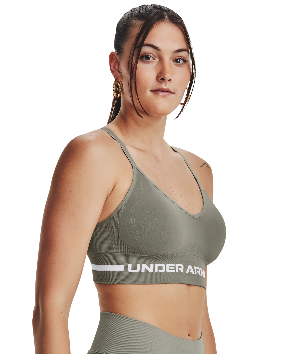 Women's UA Seamless Low Long Sports Bra - Image 11
