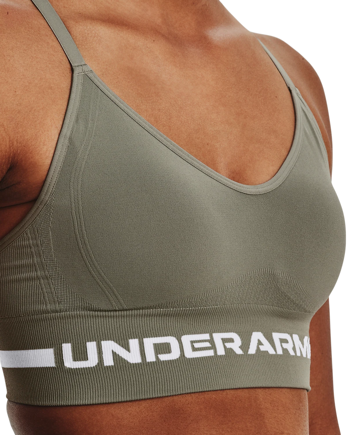 Women's UA Seamless Low Long Sports Bra - Image 14