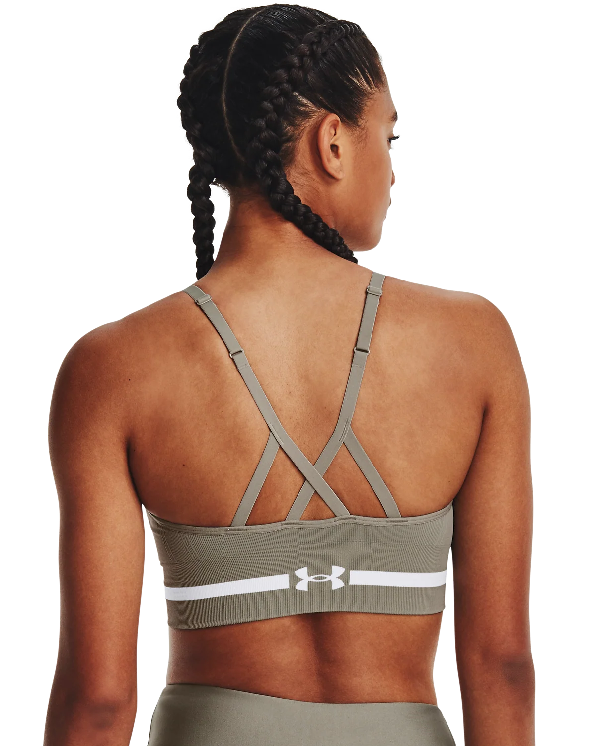 Women's UA Seamless Low Long Sports Bra - Image 2