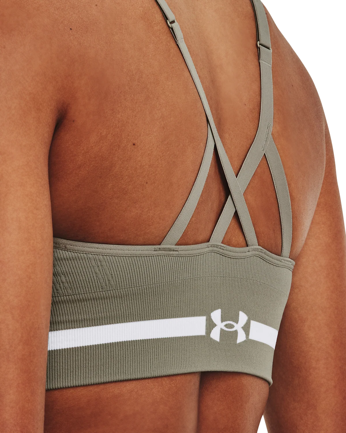 Women's UA Seamless Low Long Sports Bra - Image 4