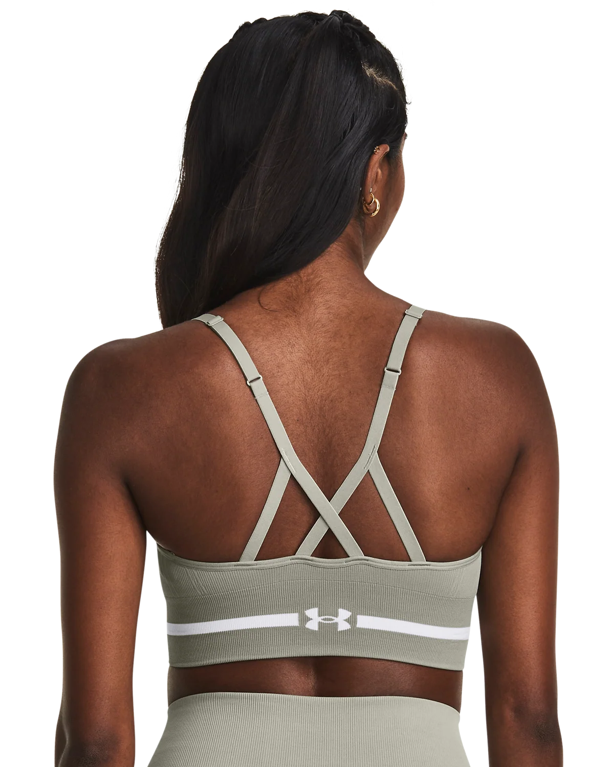 Women's UA Seamless Low Long Sports Bra - Image 9