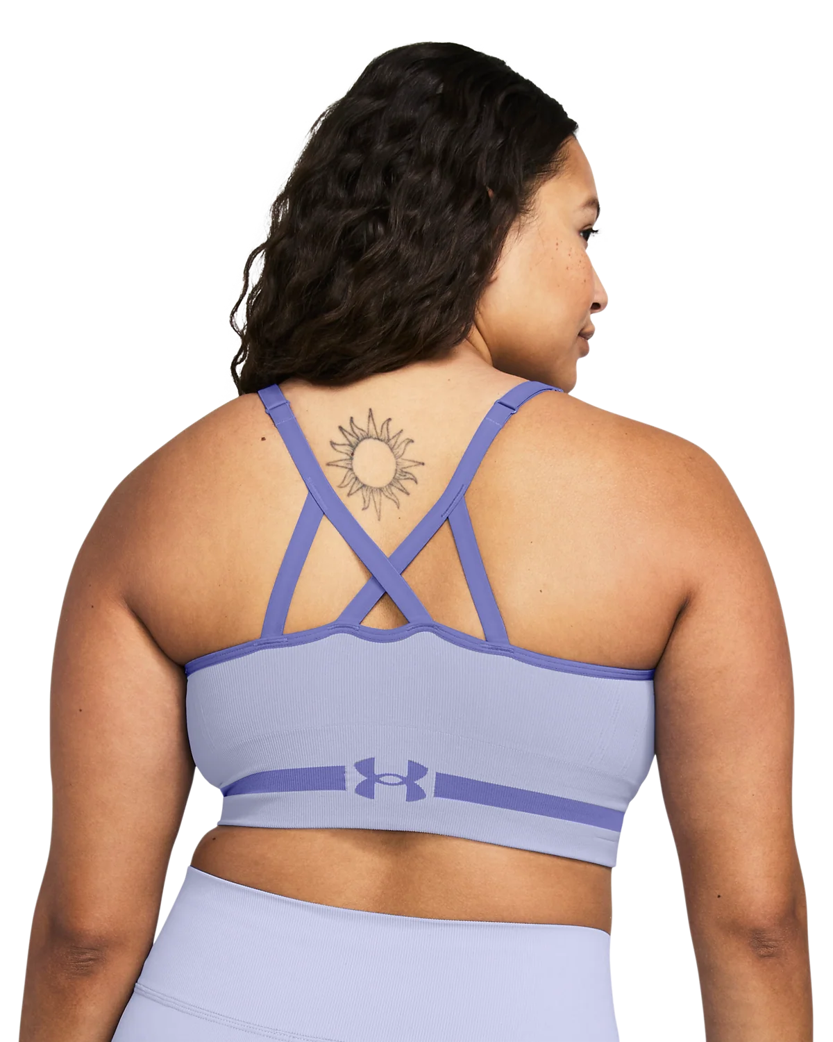 Women's UA Seamless Low Long Sports Bra - Image 3