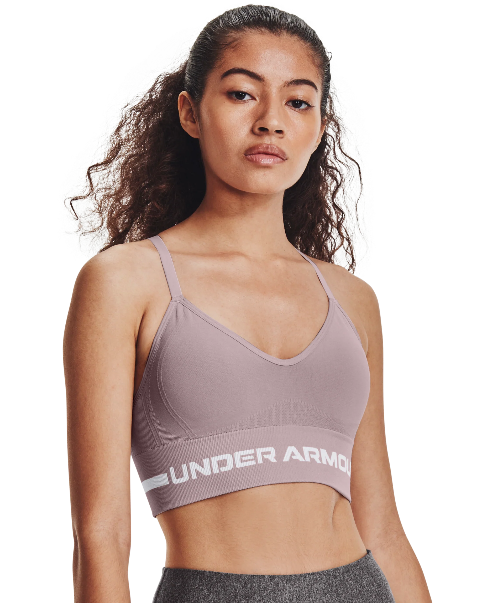 Women's UA Seamless Low Long Sports Bra - Image 10