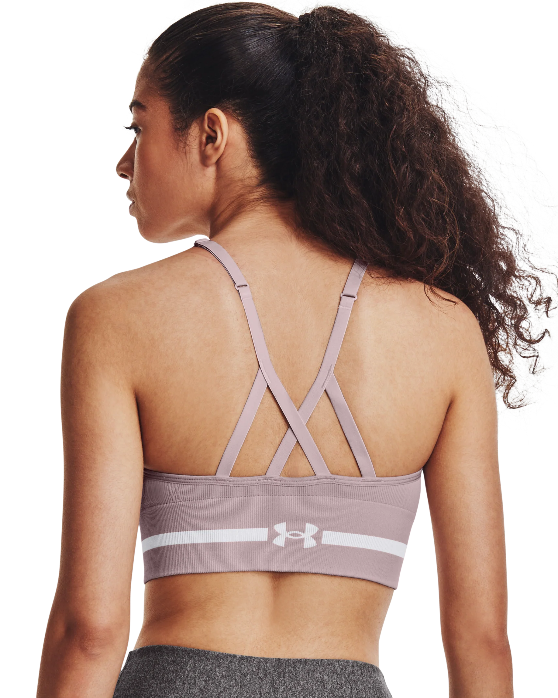 Women's UA Seamless Low Long Sports Bra - Image 6