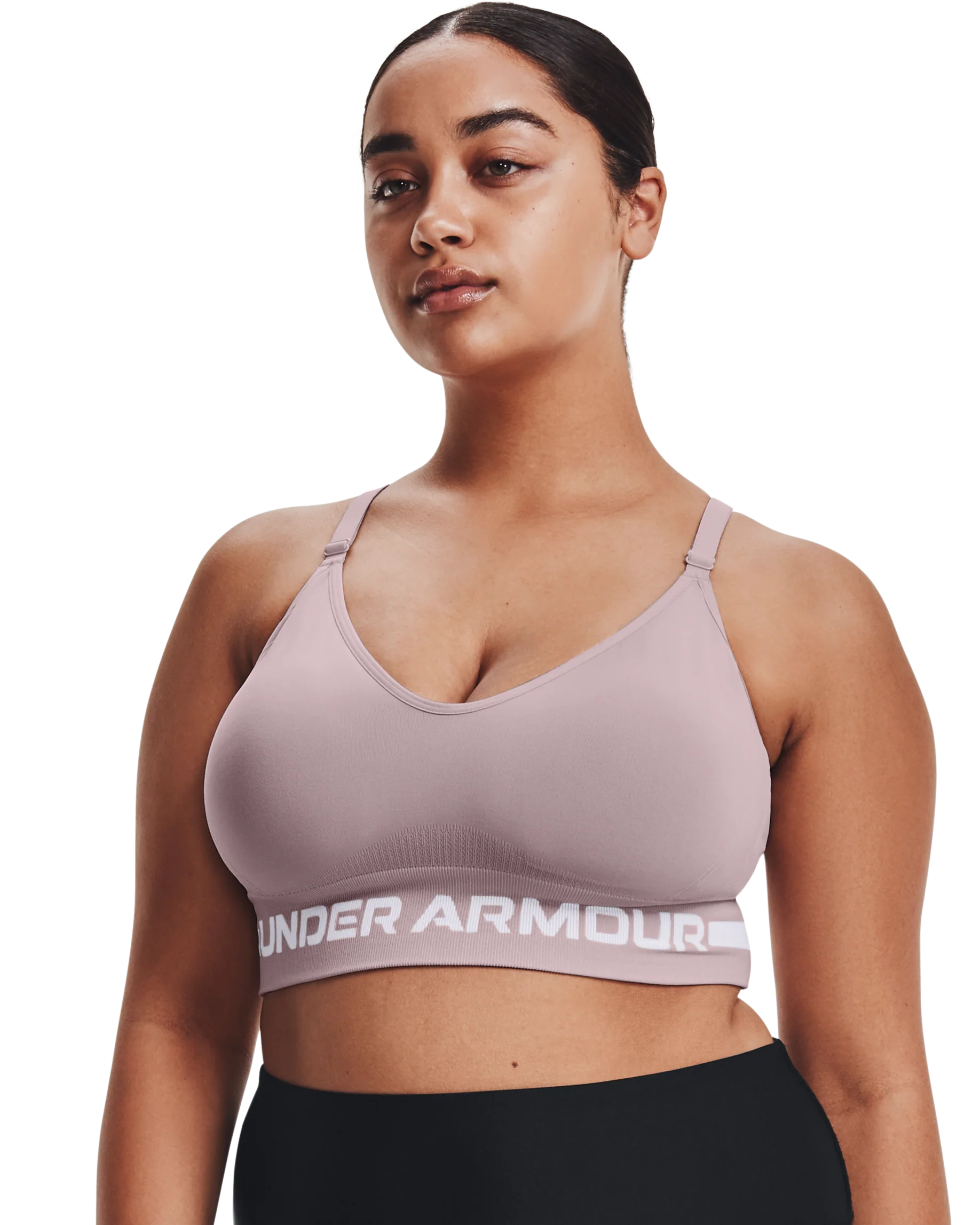 Women's UA Seamless Low Long Sports Bra - Image 9