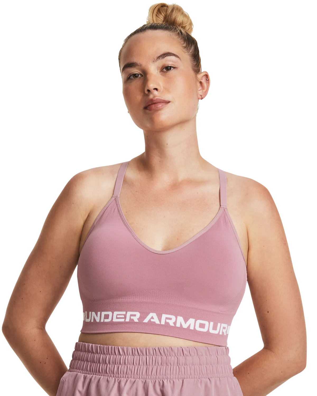 Women's UA Seamless Low Long Sports Bra - Image 12