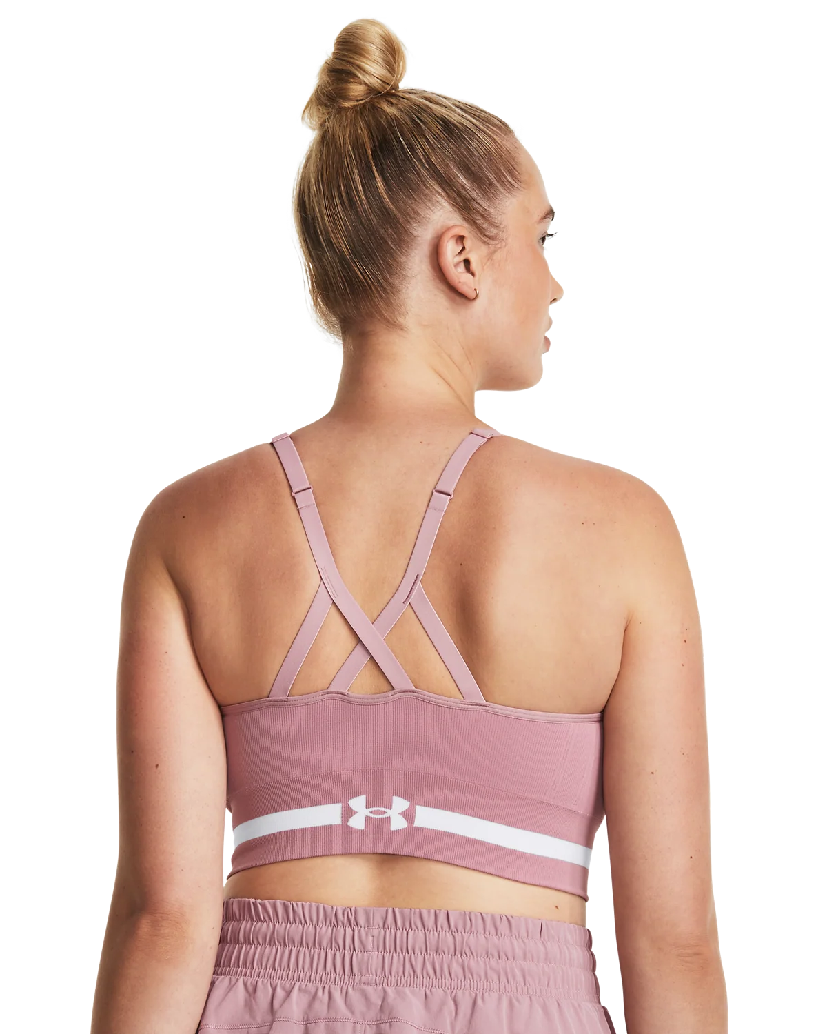 Women's UA Seamless Low Long Sports Bra - Image 8