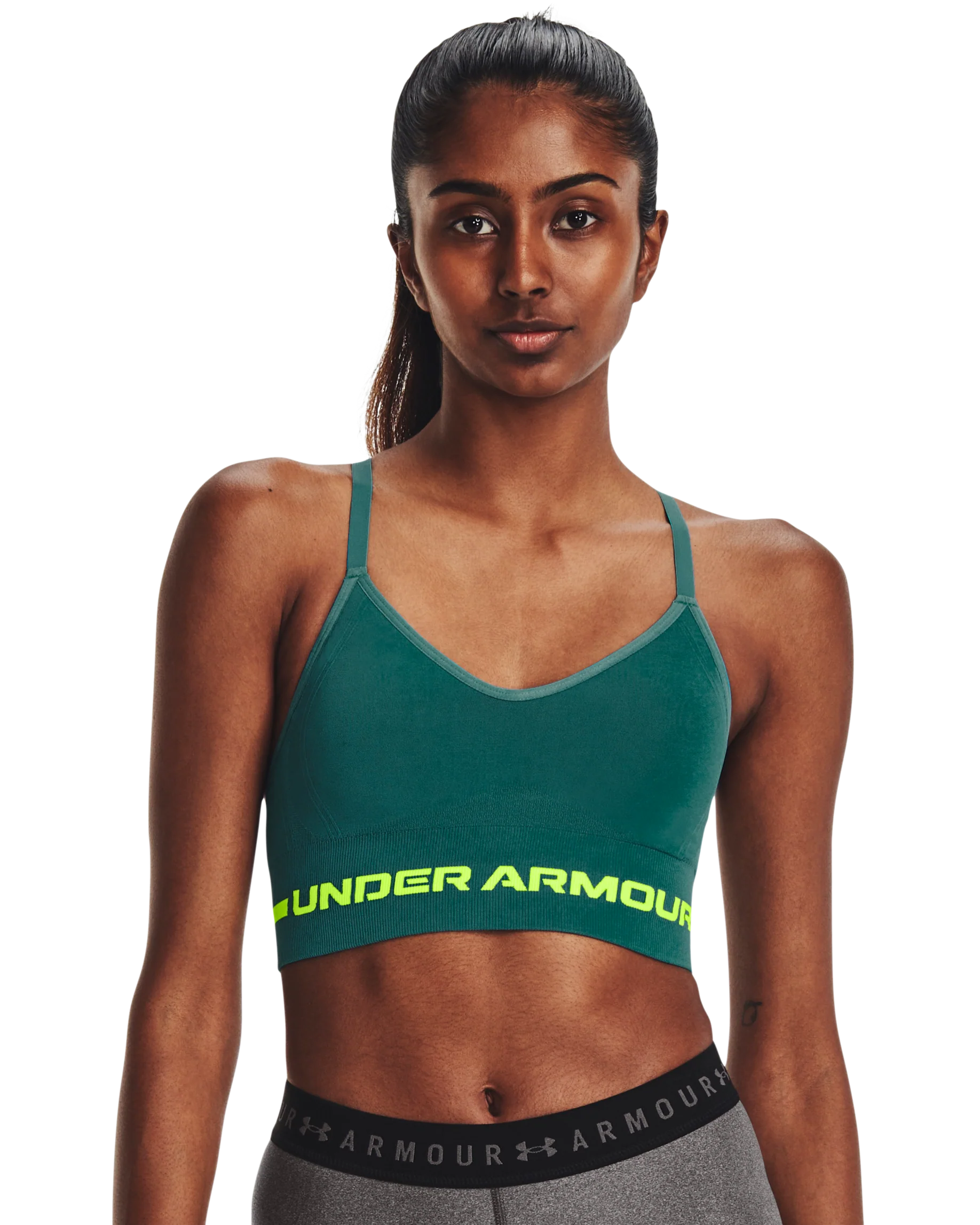 Women's UA Seamless Low Long Sports Bra - Image 13