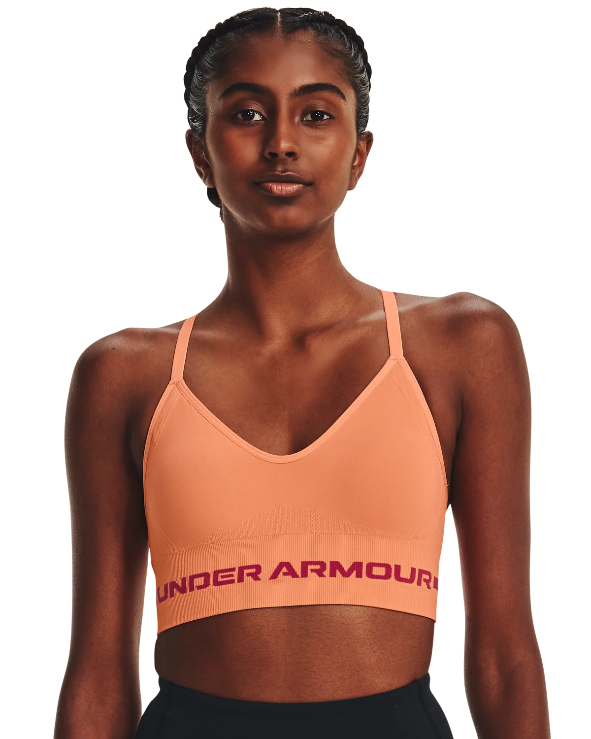 Women's UA Seamless Low Long Sports Bra - Image 12