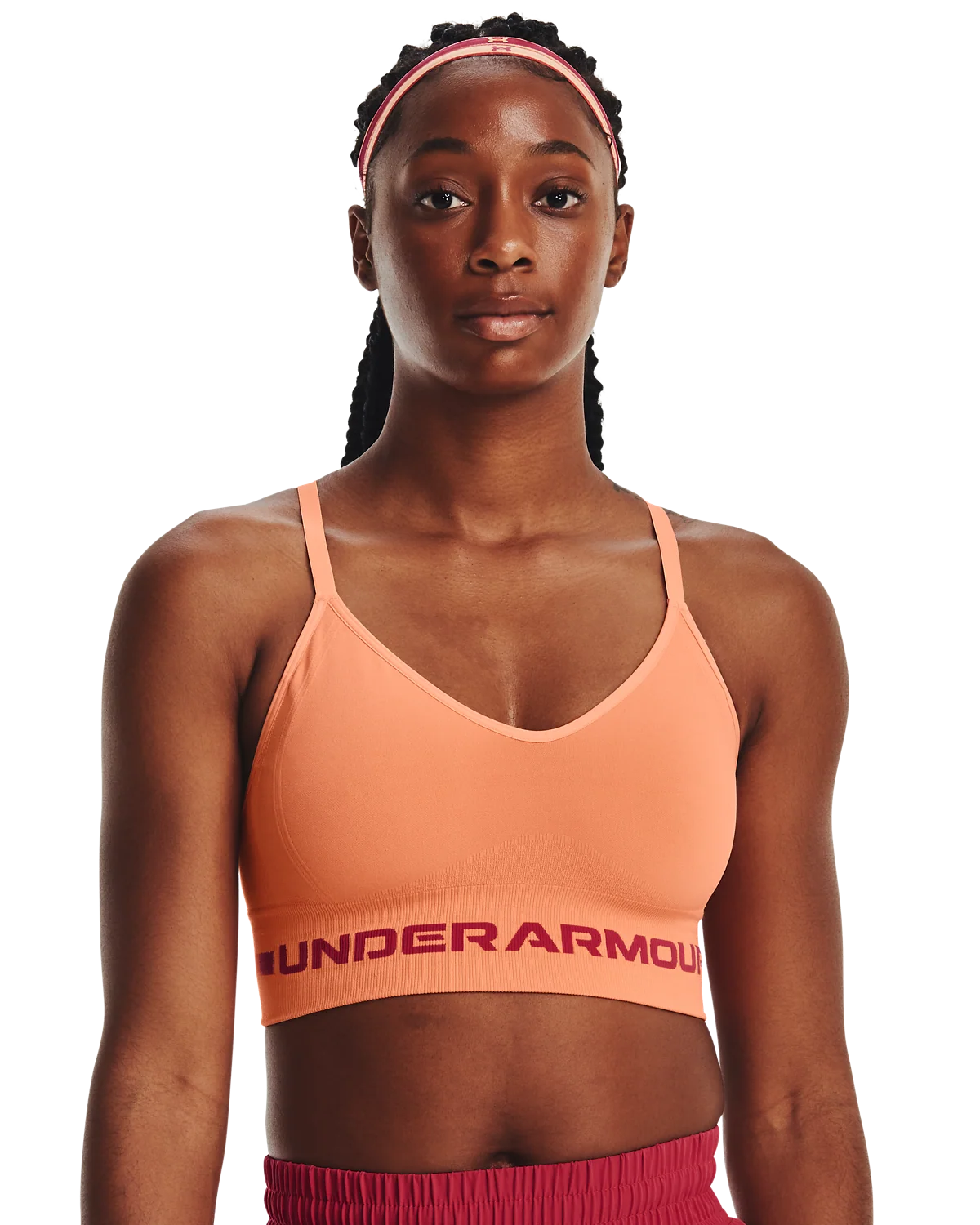Women's UA Seamless Low Long Sports Bra - Image 13