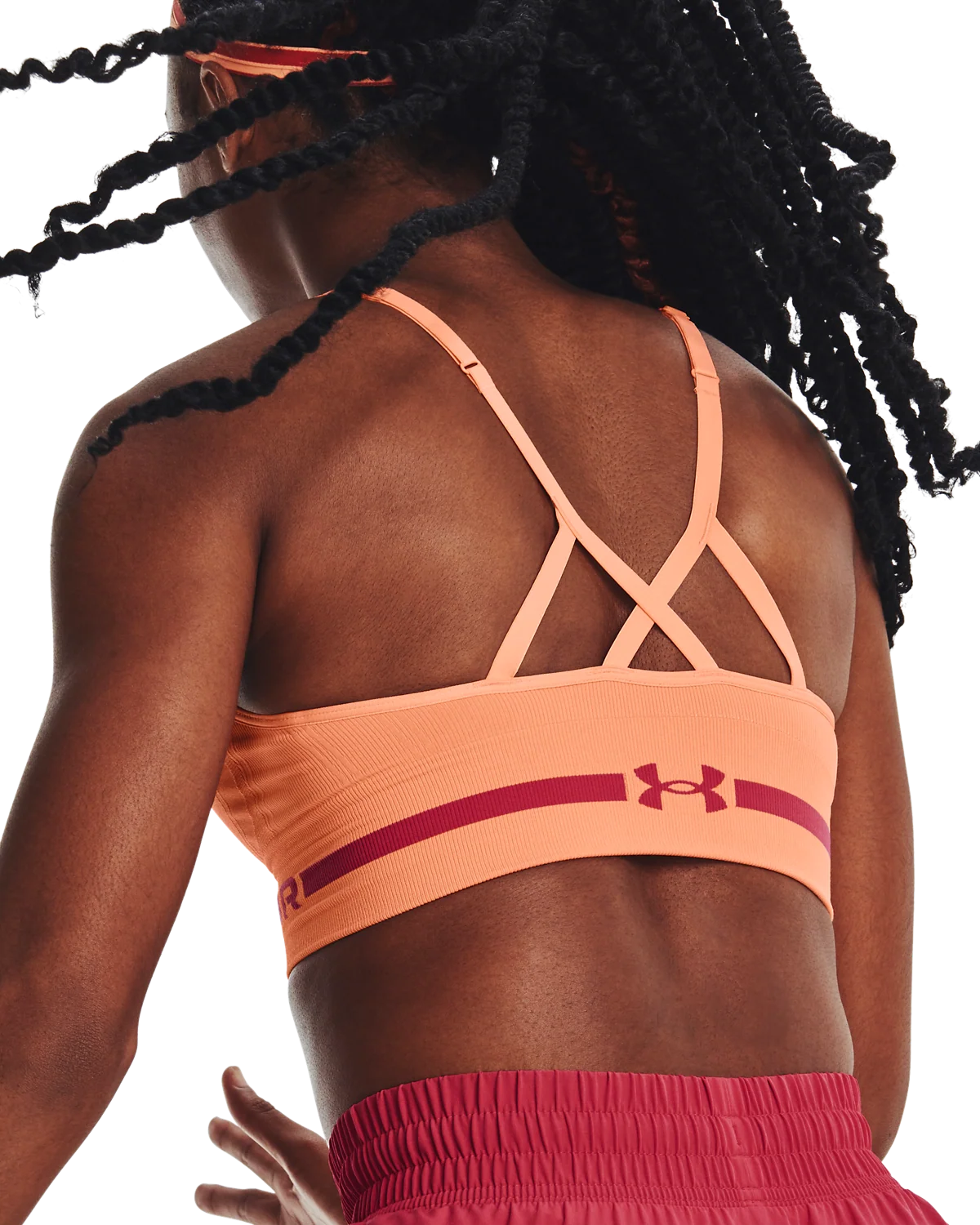 Women's UA Seamless Low Long Sports Bra - Image 2