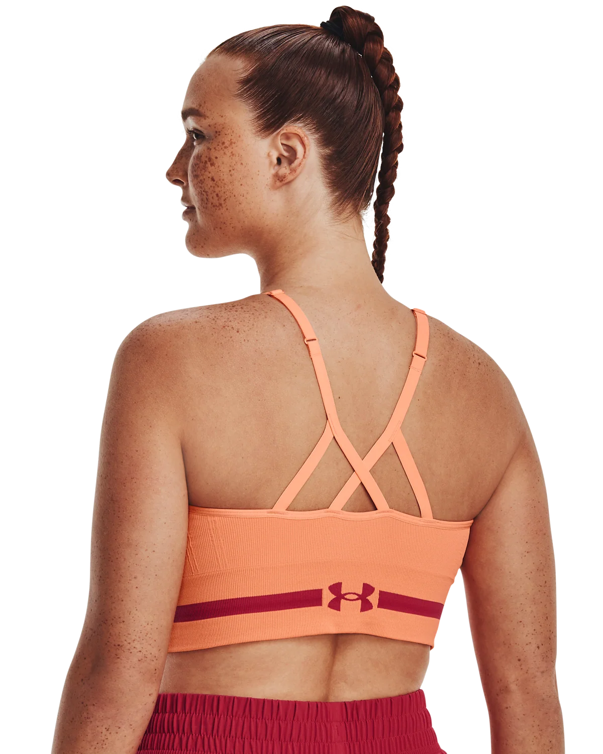 Women's UA Seamless Low Long Sports Bra - Image 6