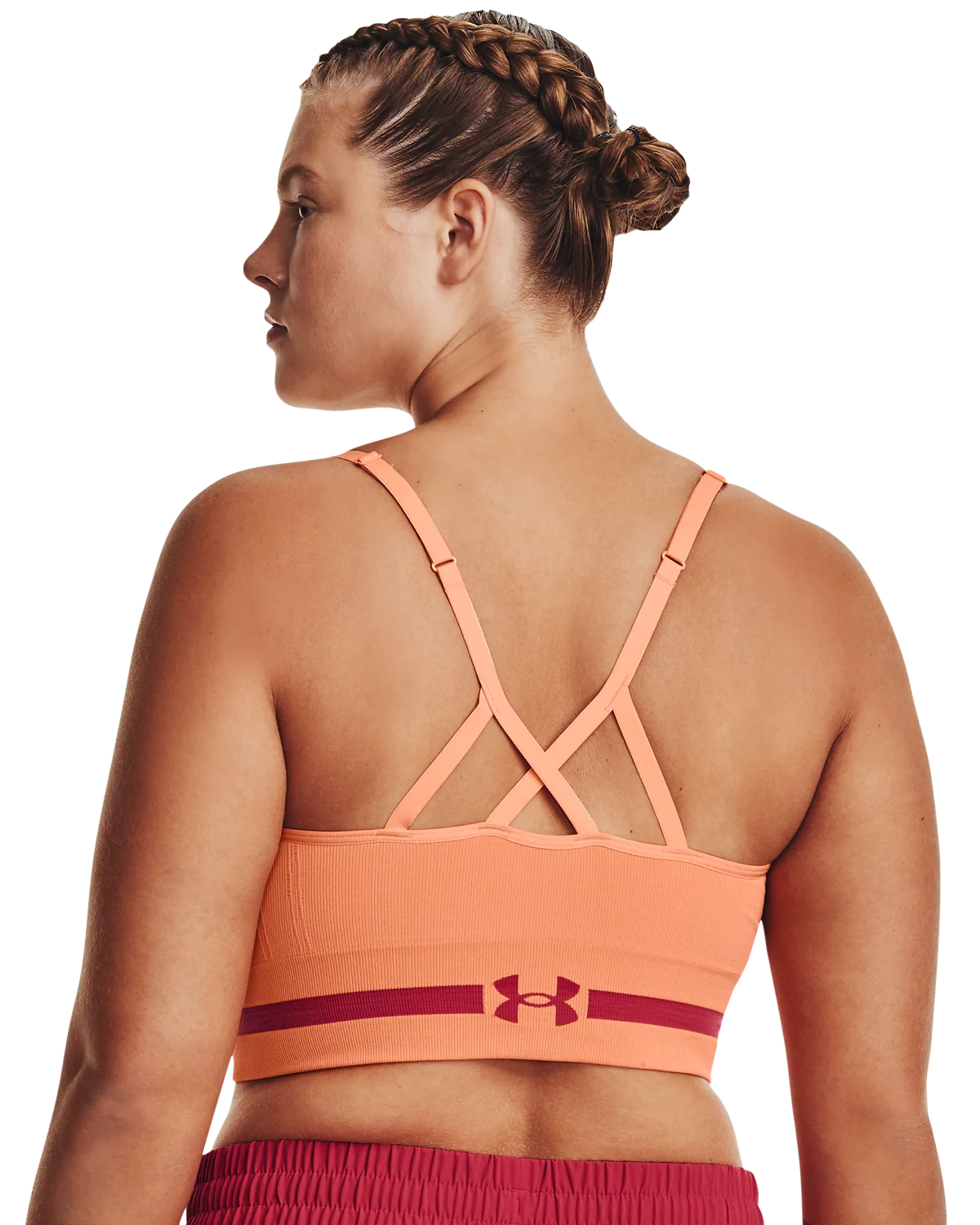 Women's UA Seamless Low Long Sports Bra - Image 7