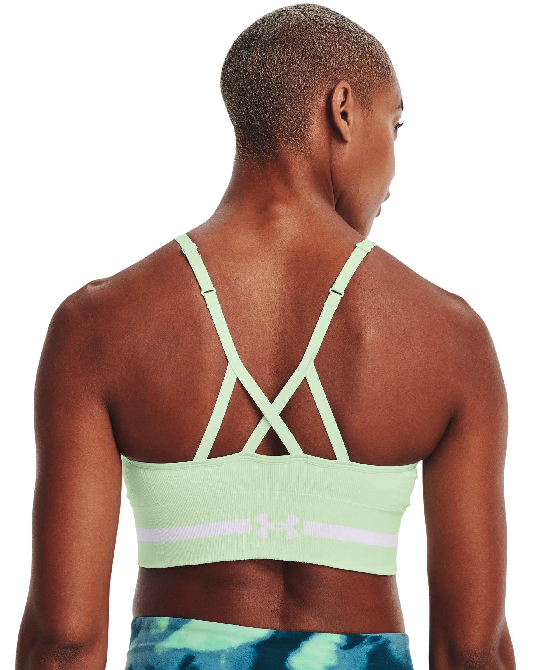 Women's UA Seamless Low Long Sports Bra - Image 4