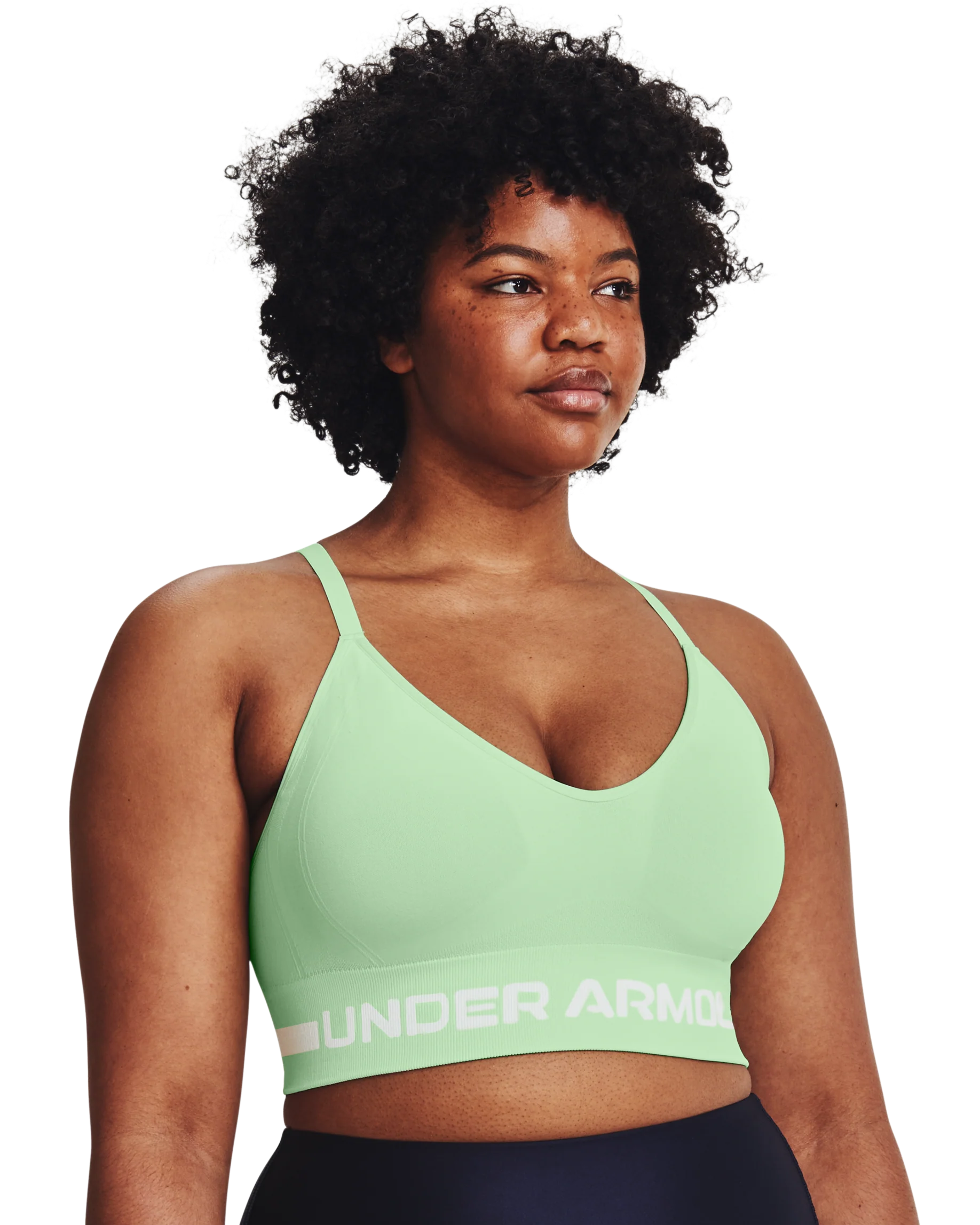 Women's UA Seamless Low Long Sports Bra - Image 6