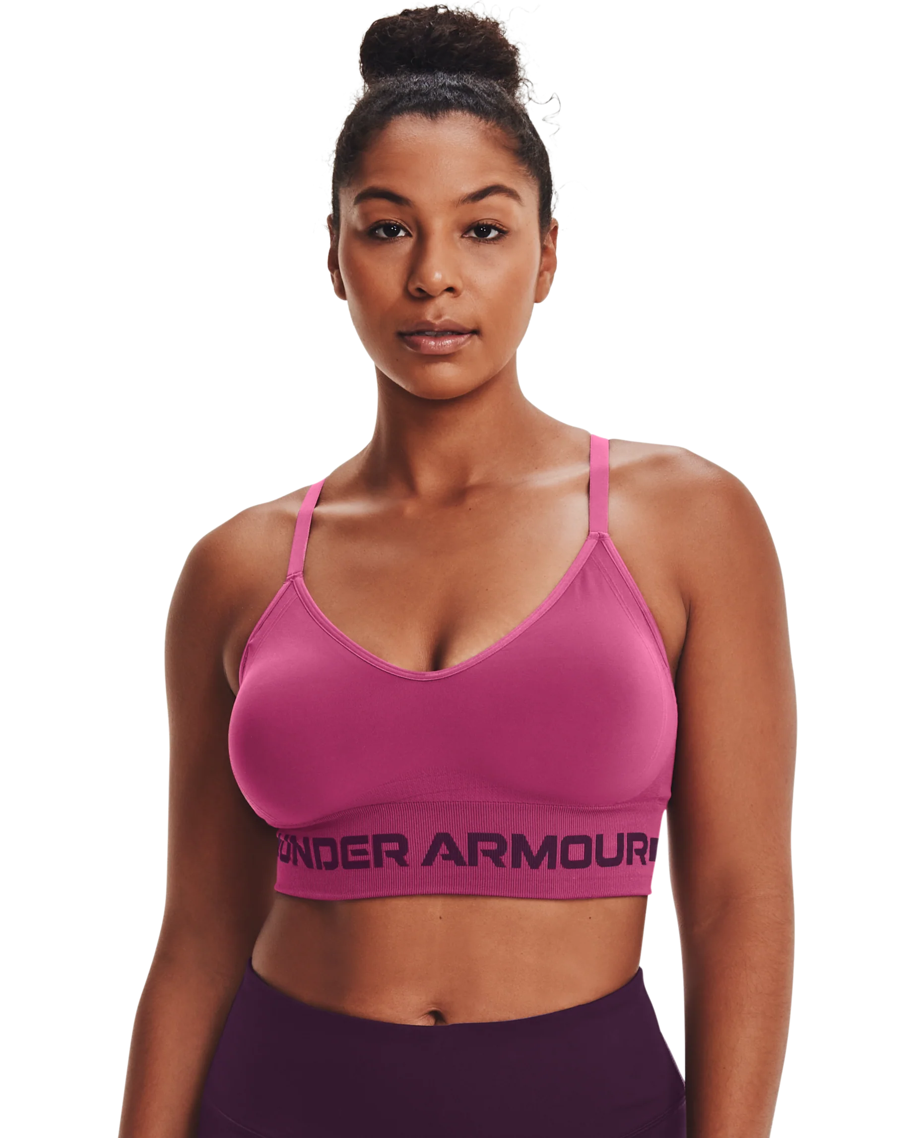 Women's UA Seamless Low Longline Sports Bra - Image 6