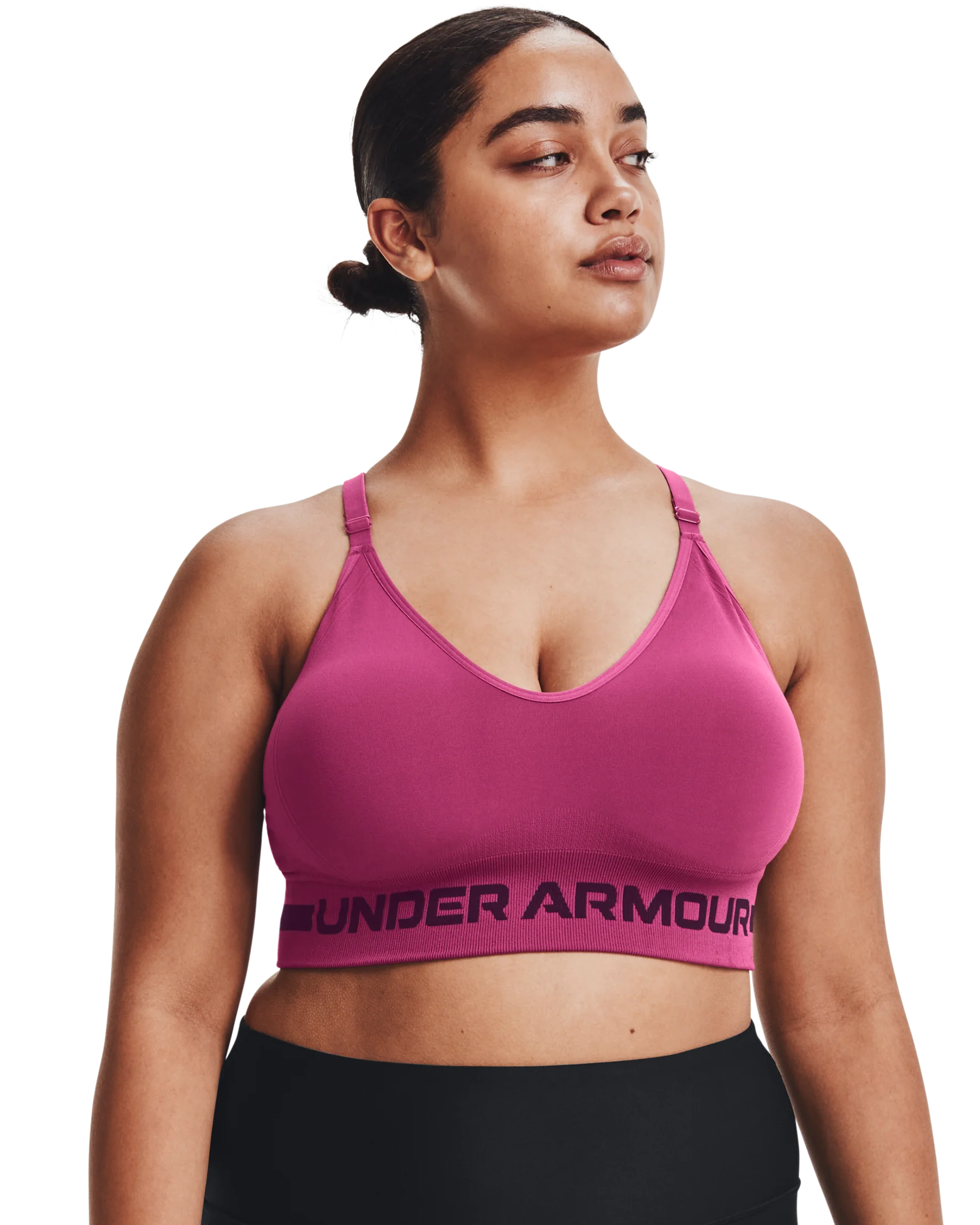 Women's UA Seamless Low Longline Sports Bra - Image 8