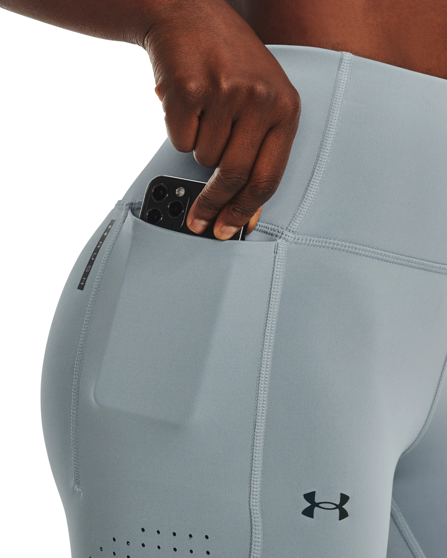 Women's UA ™SmartForm Perforated Ankle Leggings - Image 4