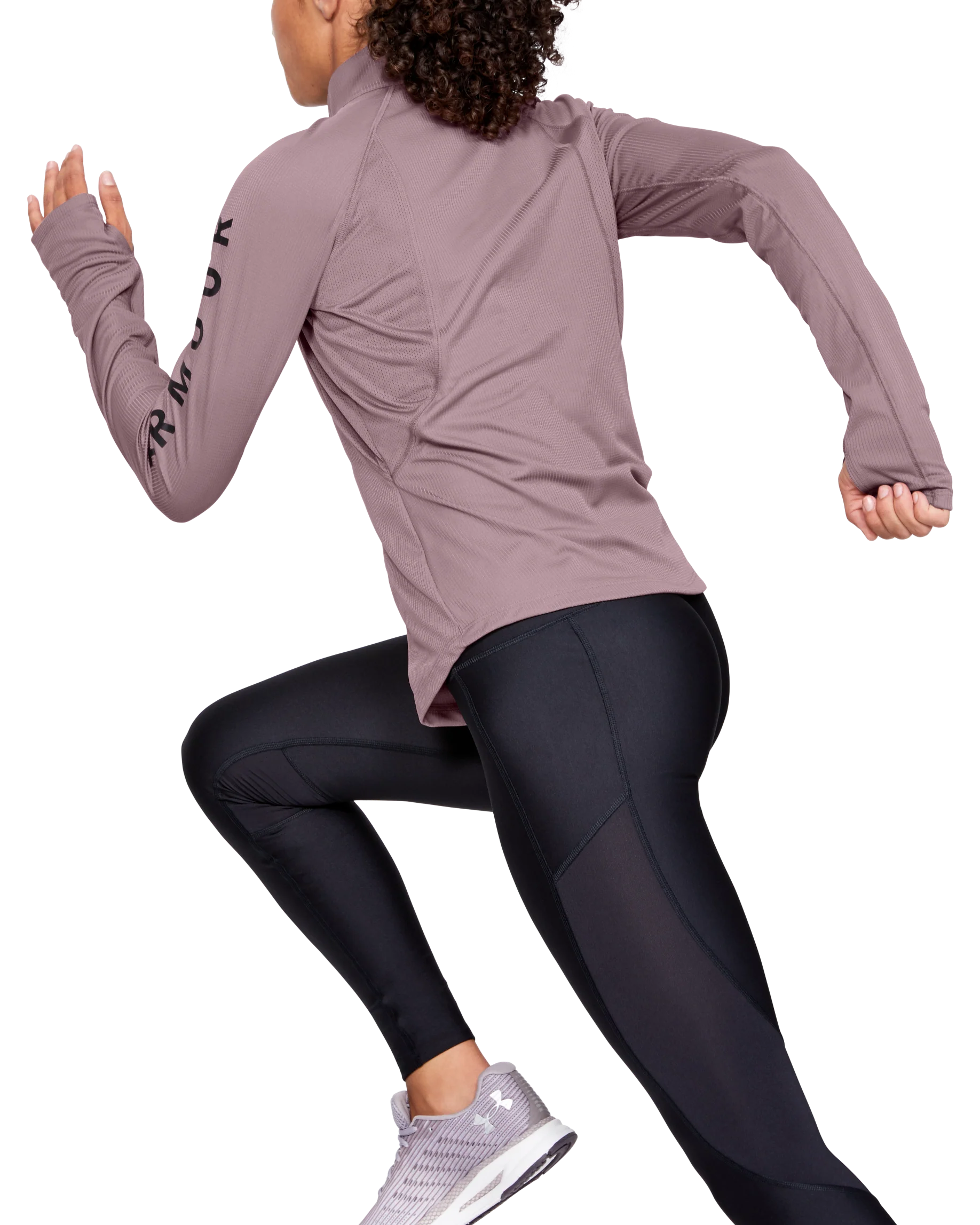 Women's UA Speed Stride Wordmark ½ Zip - Image 2