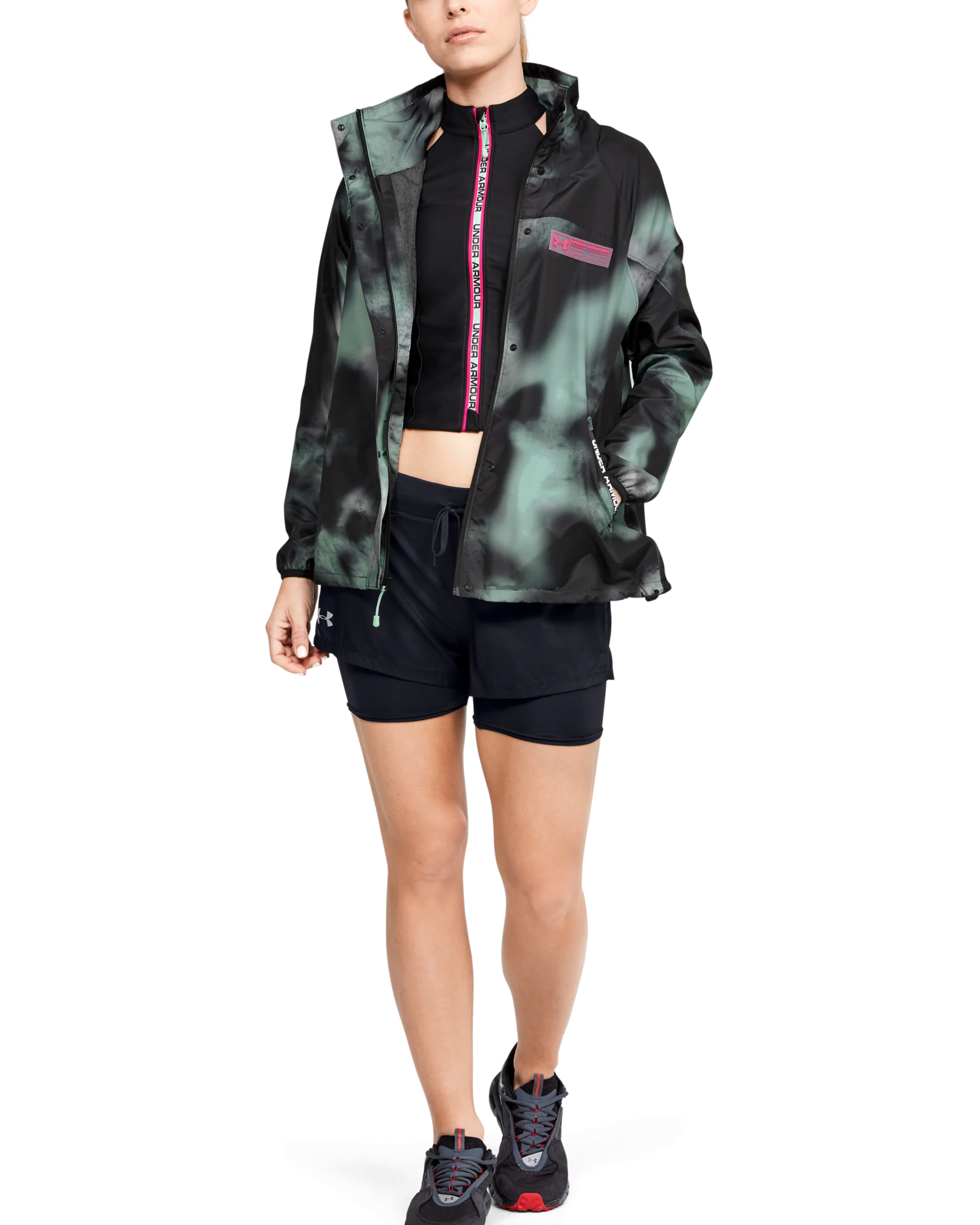 Women's UA STM 2.1 Tie Dye FZ Jacket - Image 3