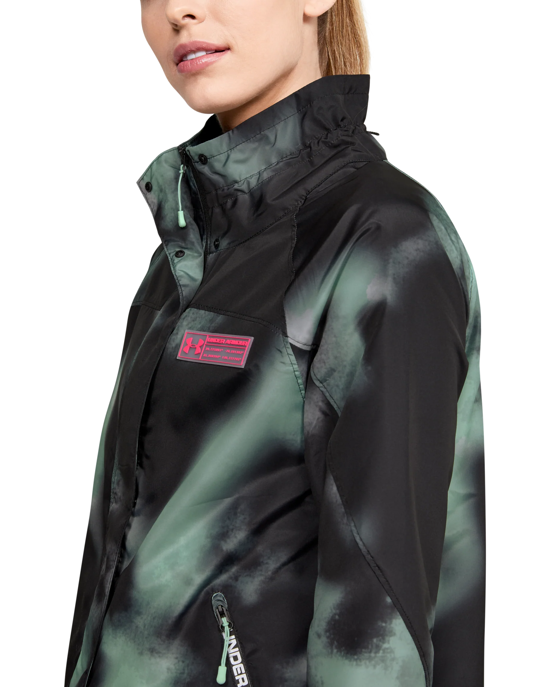 Women's UA STM 2.1 Tie Dye FZ Jacket - Image 6