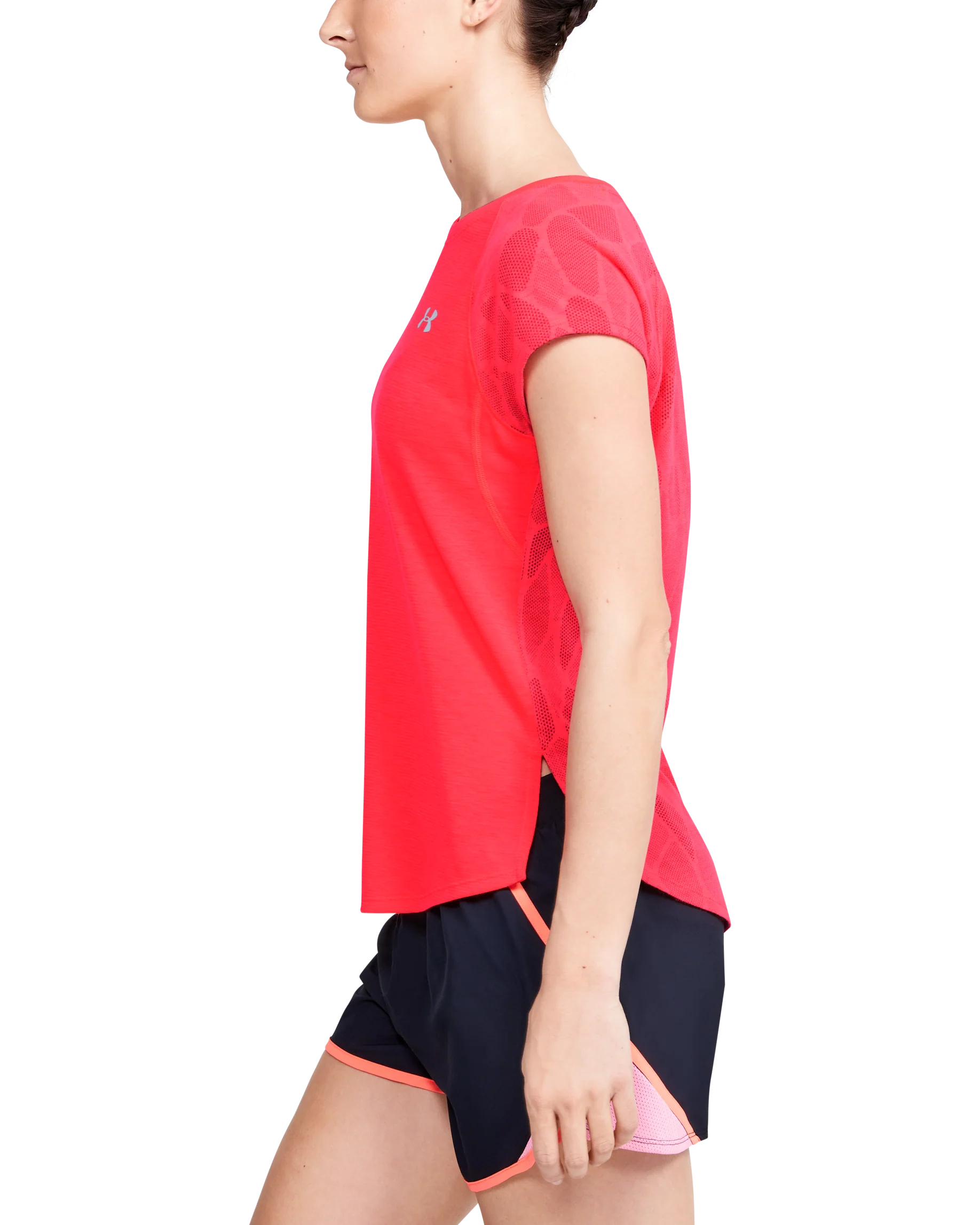 Women's UA Streaker 2.0 Shift Short Sleeve - Image 8