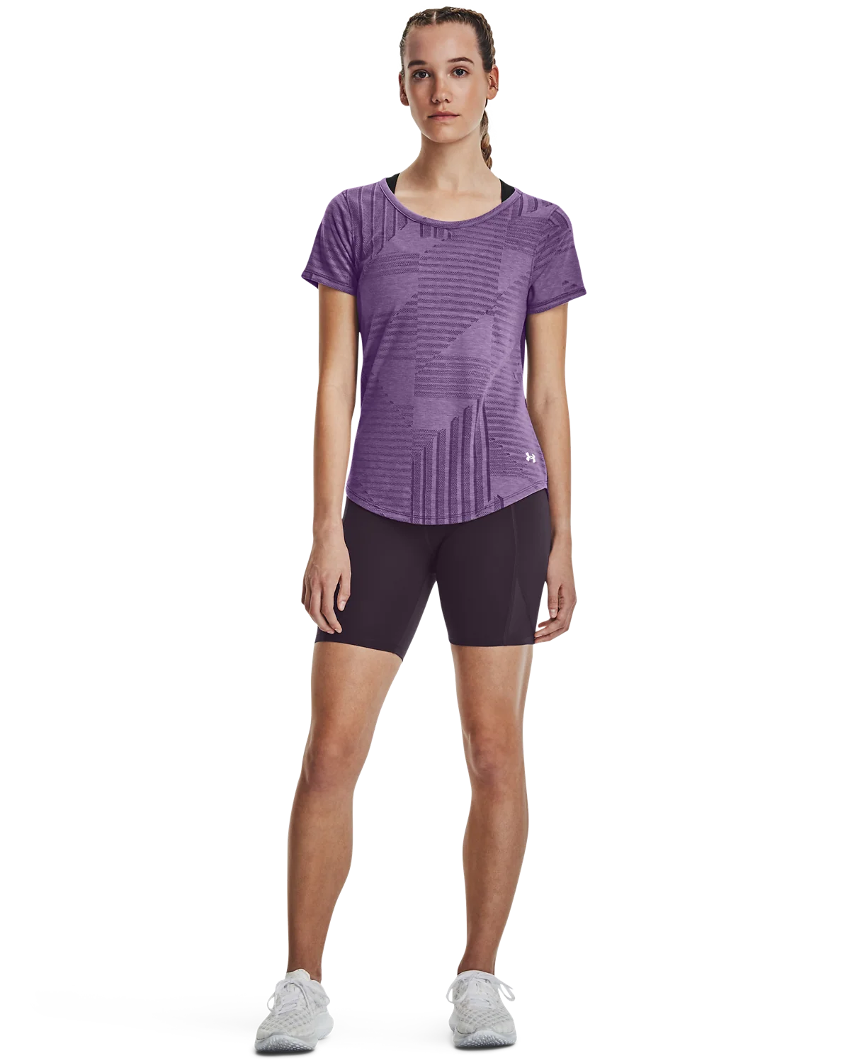 Women's UA Streaker Deco Diamond Short Sleeve - Image 4
