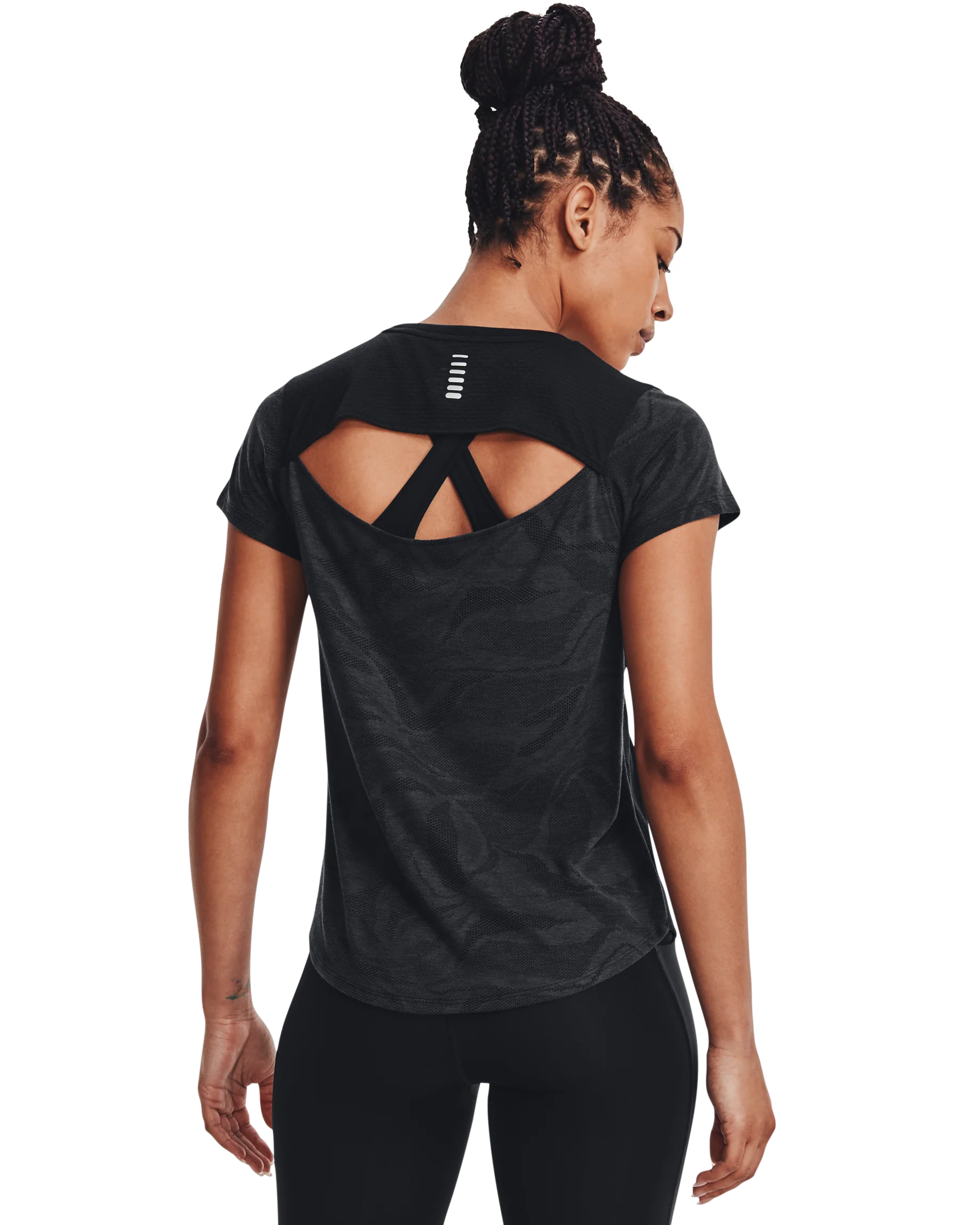 Women's UA Streaker Jacquard T-Shirt - Image 2