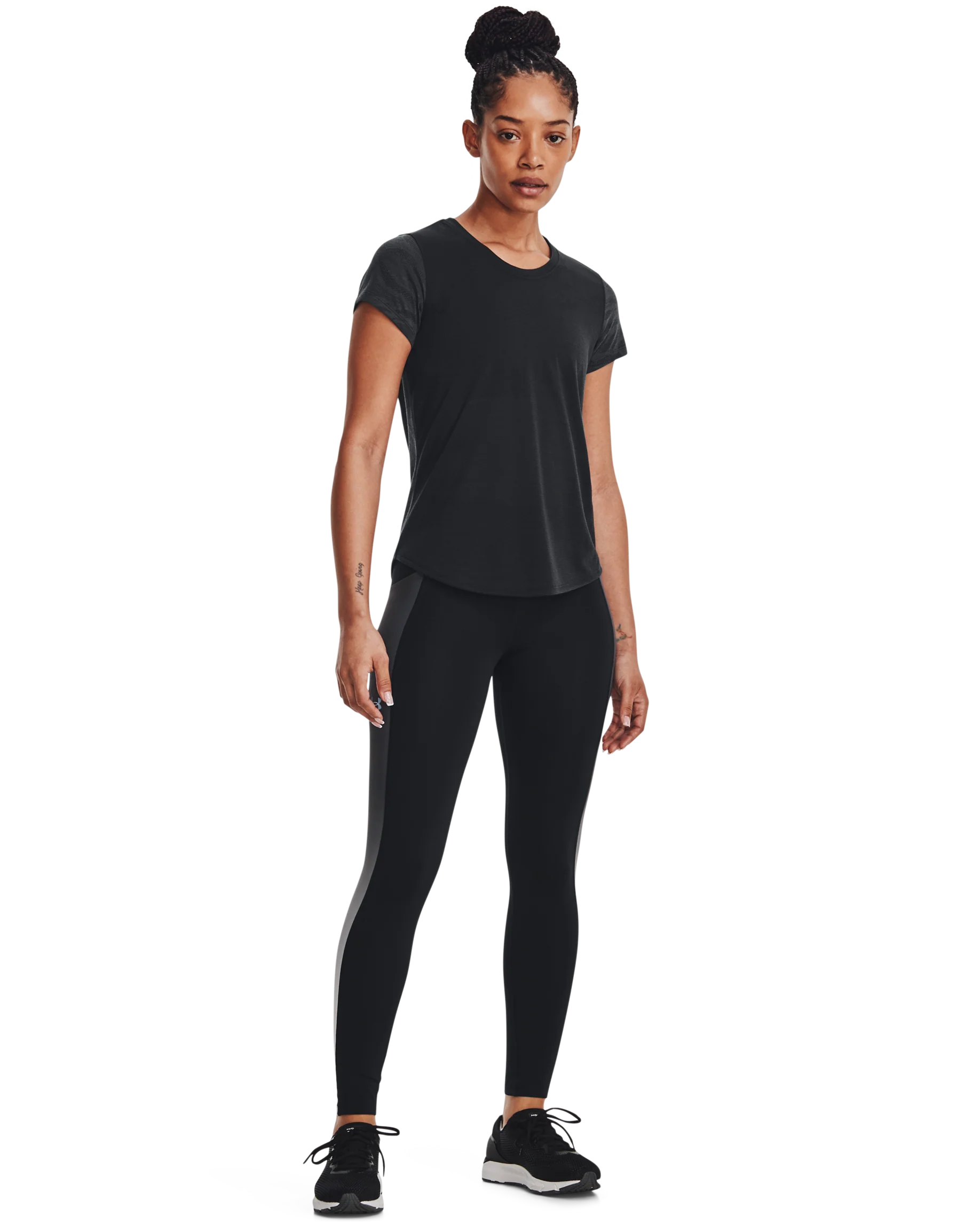 Women's UA Streaker Jacquard T-Shirt - Image 3