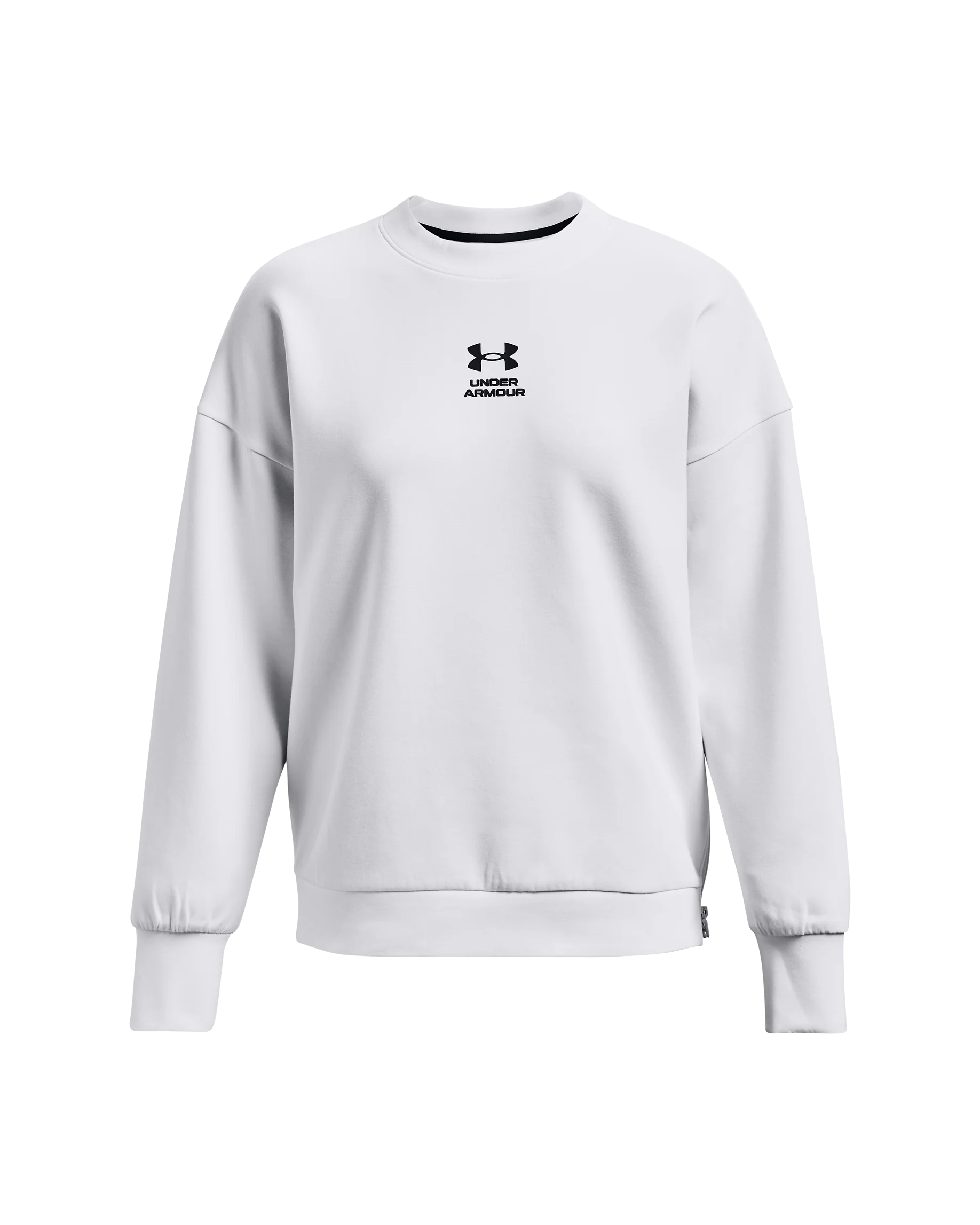 Women's UA Summit Knit Oversize Crew - Image 4