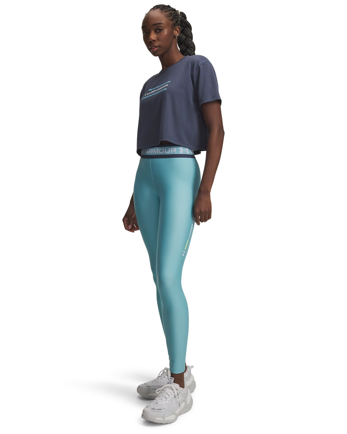Women's UA Tech™ Branded Tights - Image 3