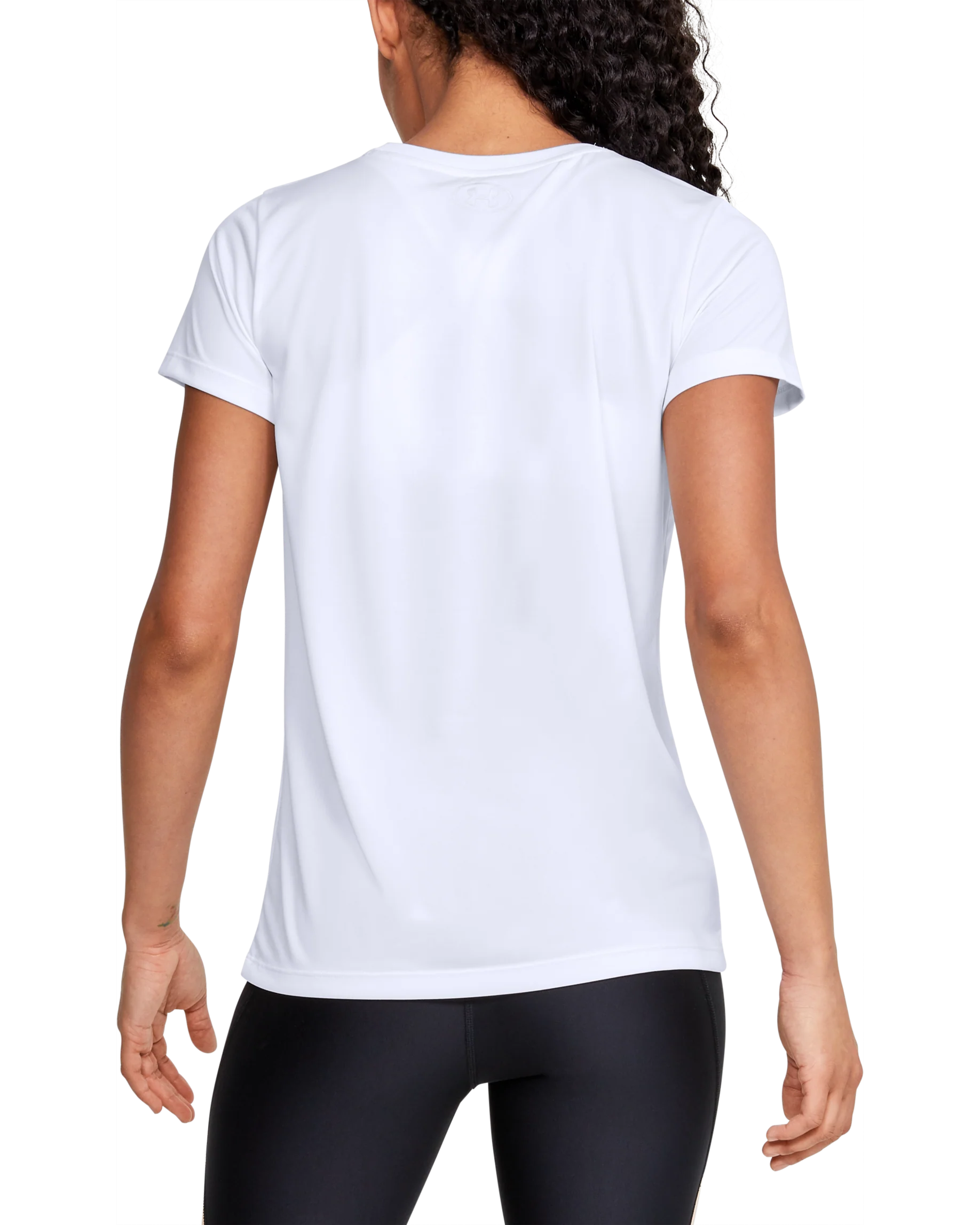 Women's UA Tech™ Logo Graphic Crew Short Sleeve Shirt - Image 2