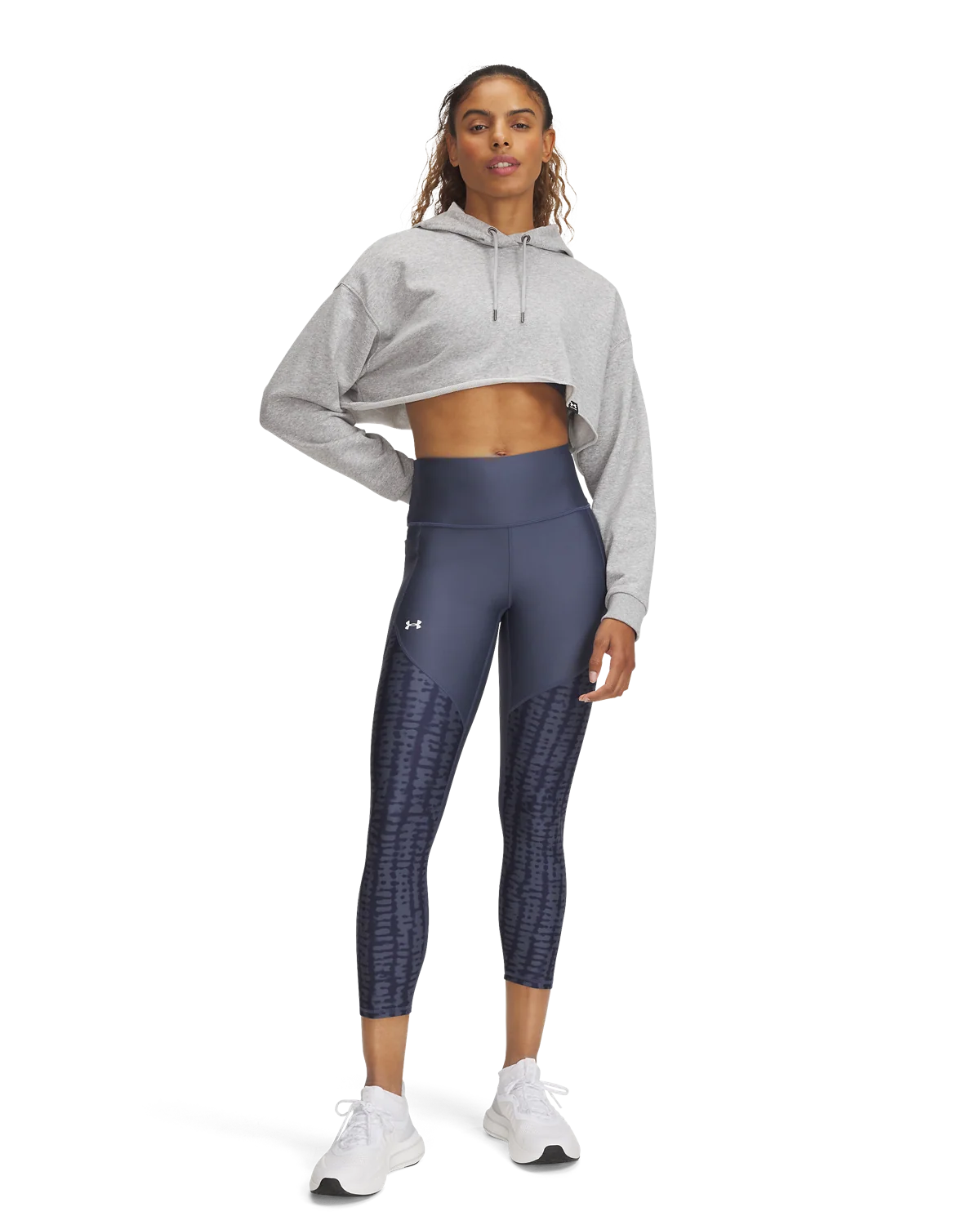 Women's UA Tech™ Printed Panel Ankle Leggings - Image 3