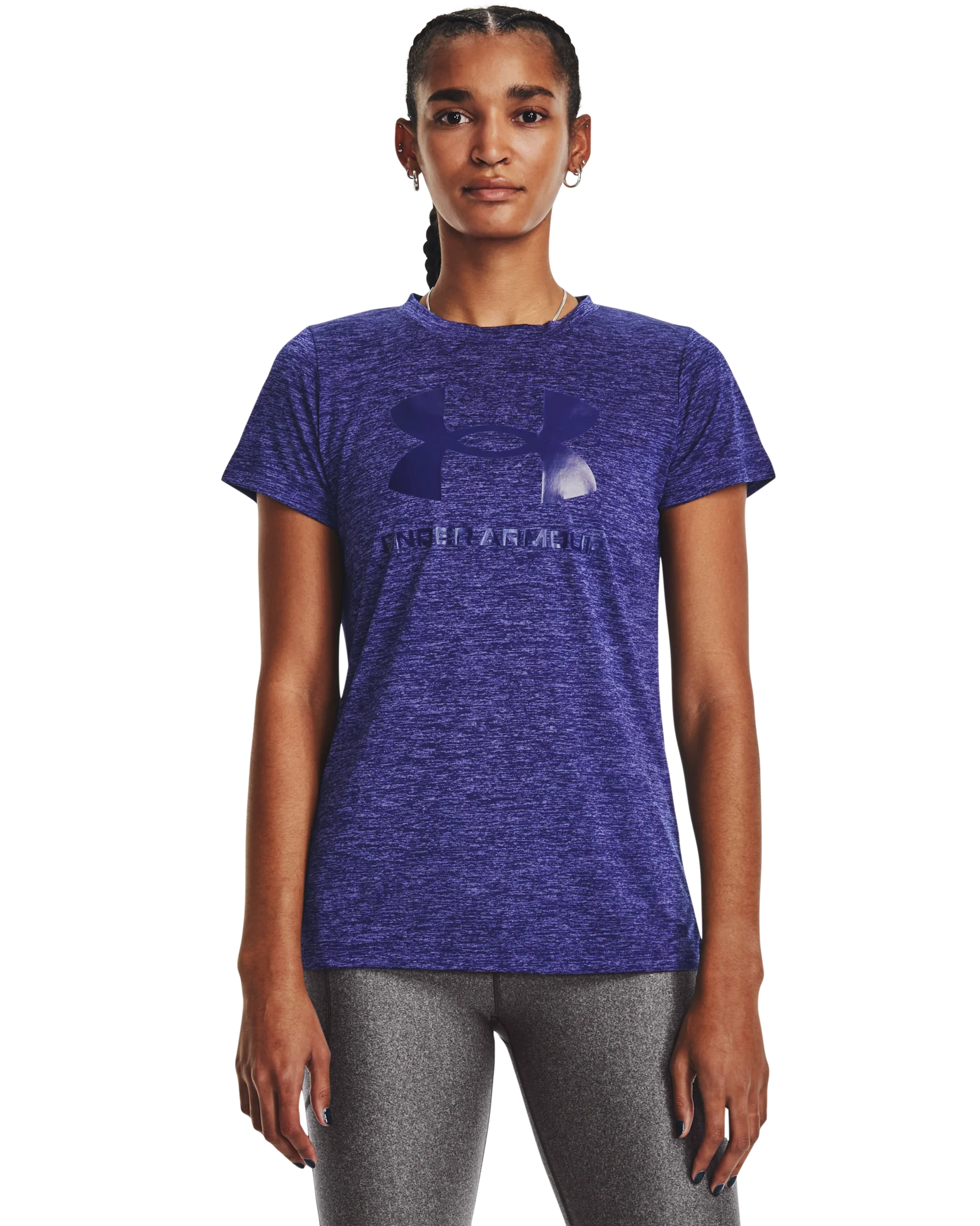 Women's UA Tech™ Twist Big Logo Gel Short Sleeve