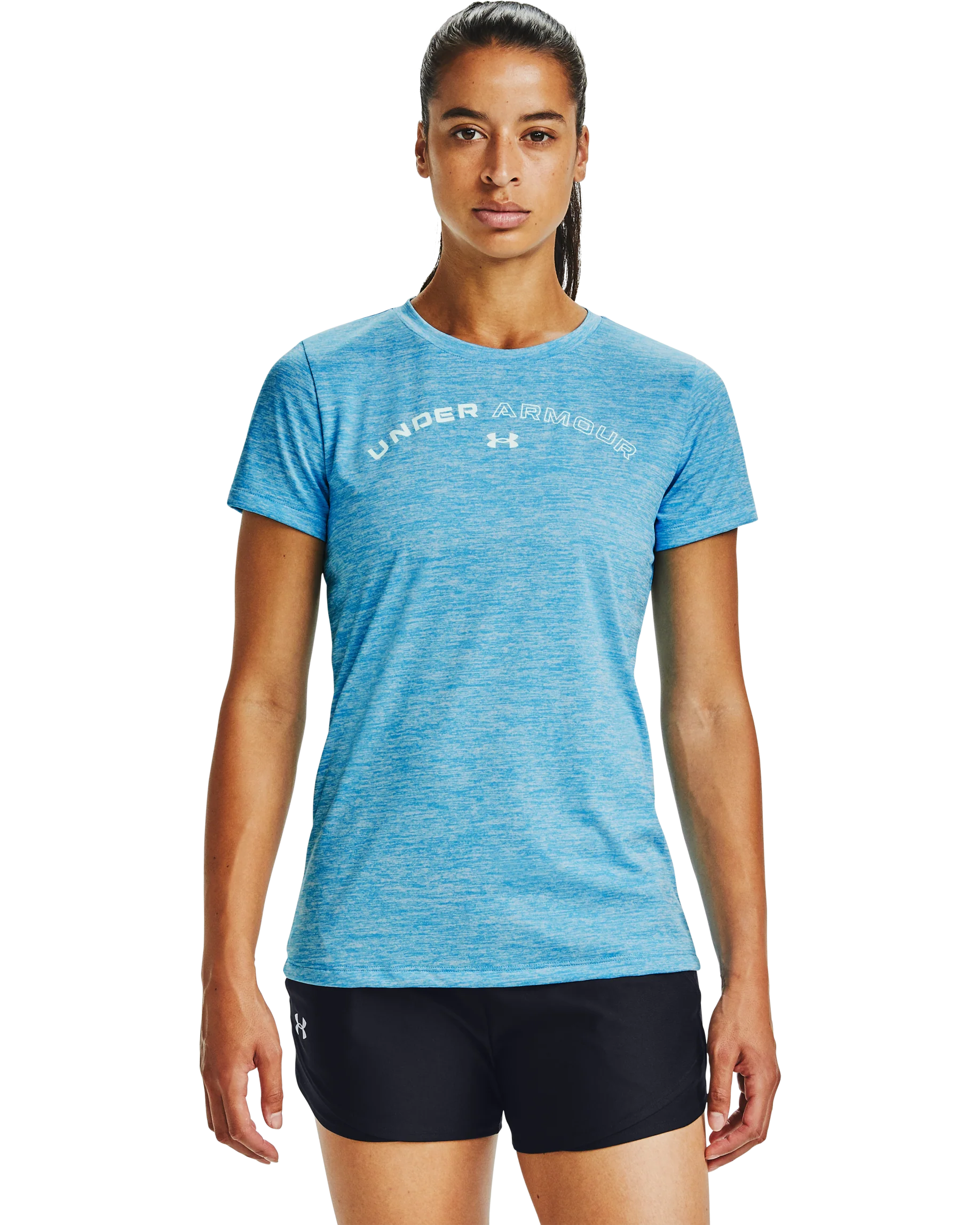 Women's UA Tech™ Twist Graphic LU Short Sleeve