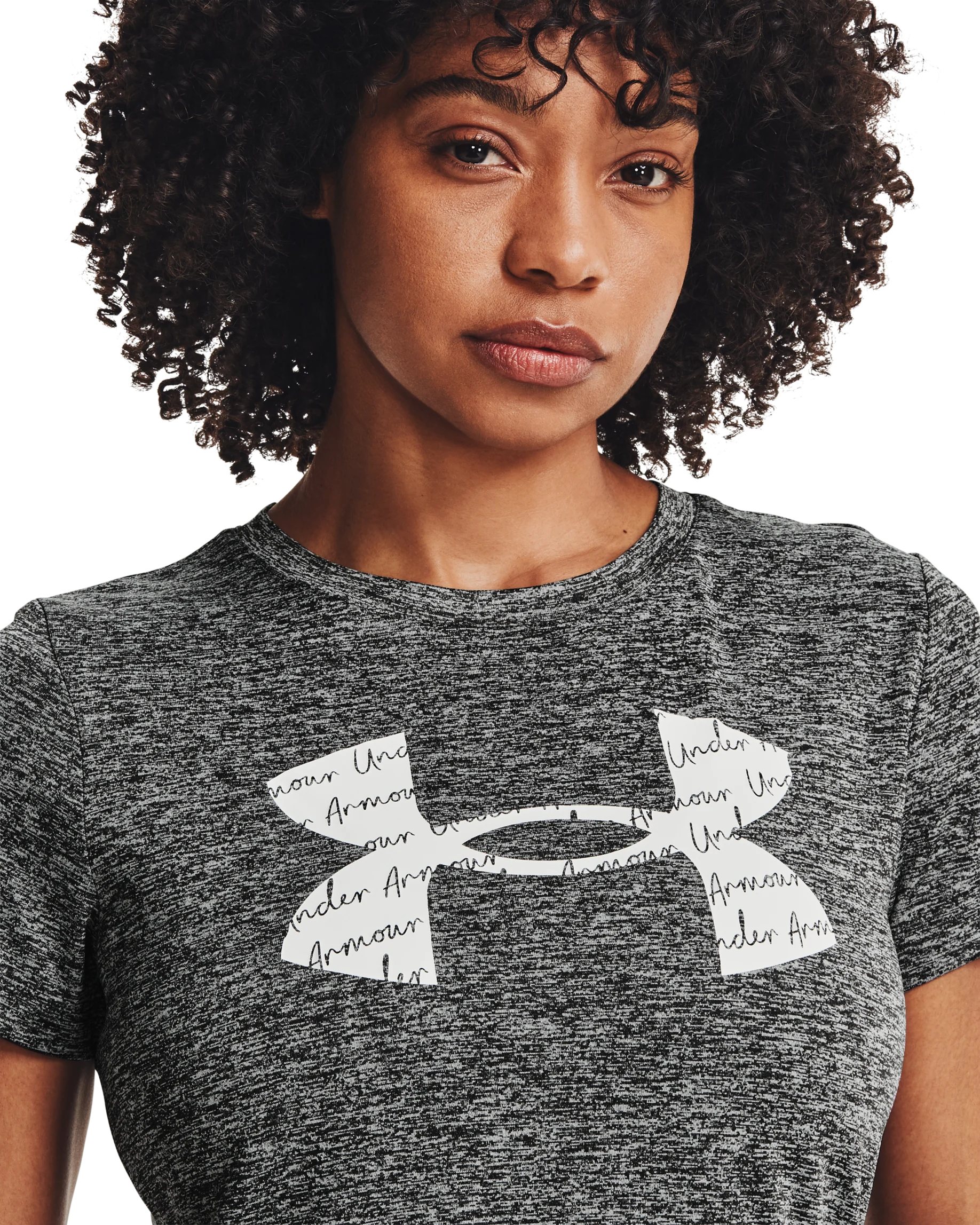 Women's UA Tech™ Twist Graphic Short Sleeve - Image 6