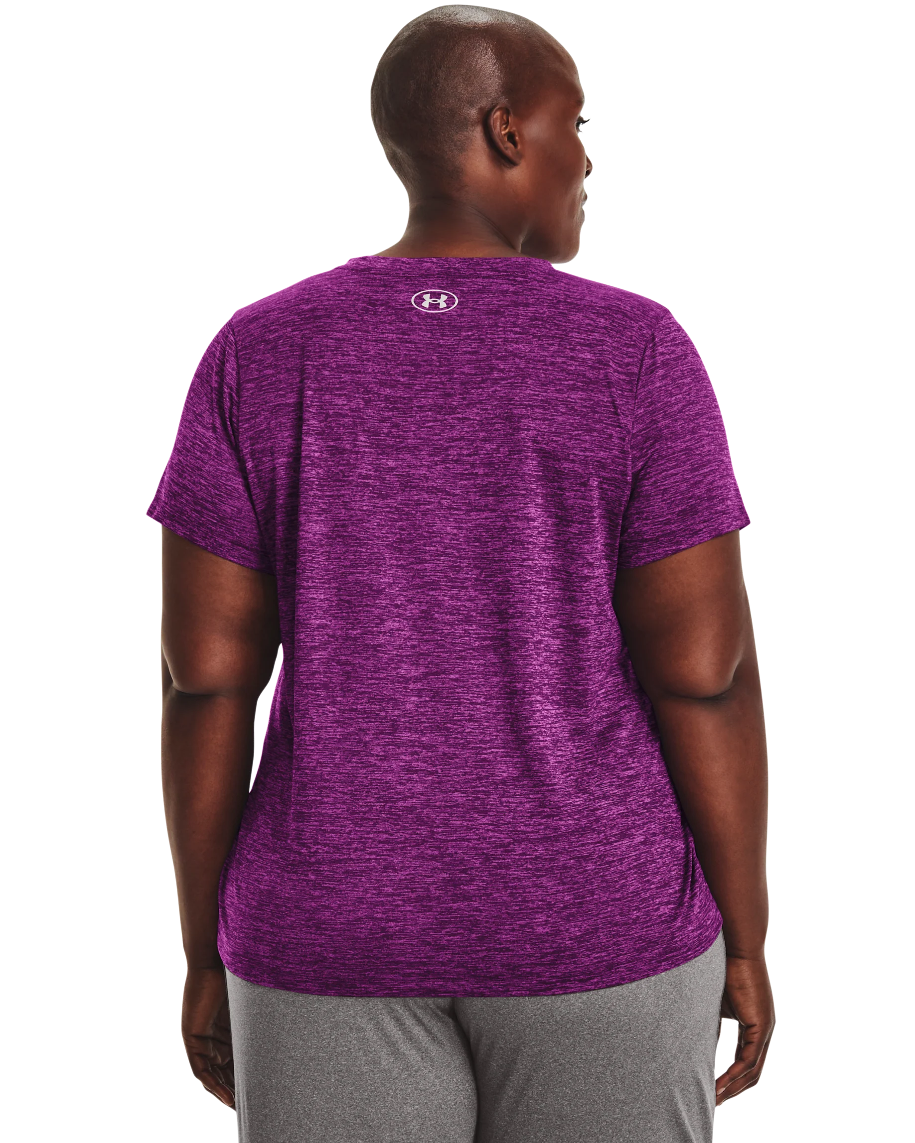 Women's UA Tech™ Twist V-Neck Short Sleeve - Image 2
