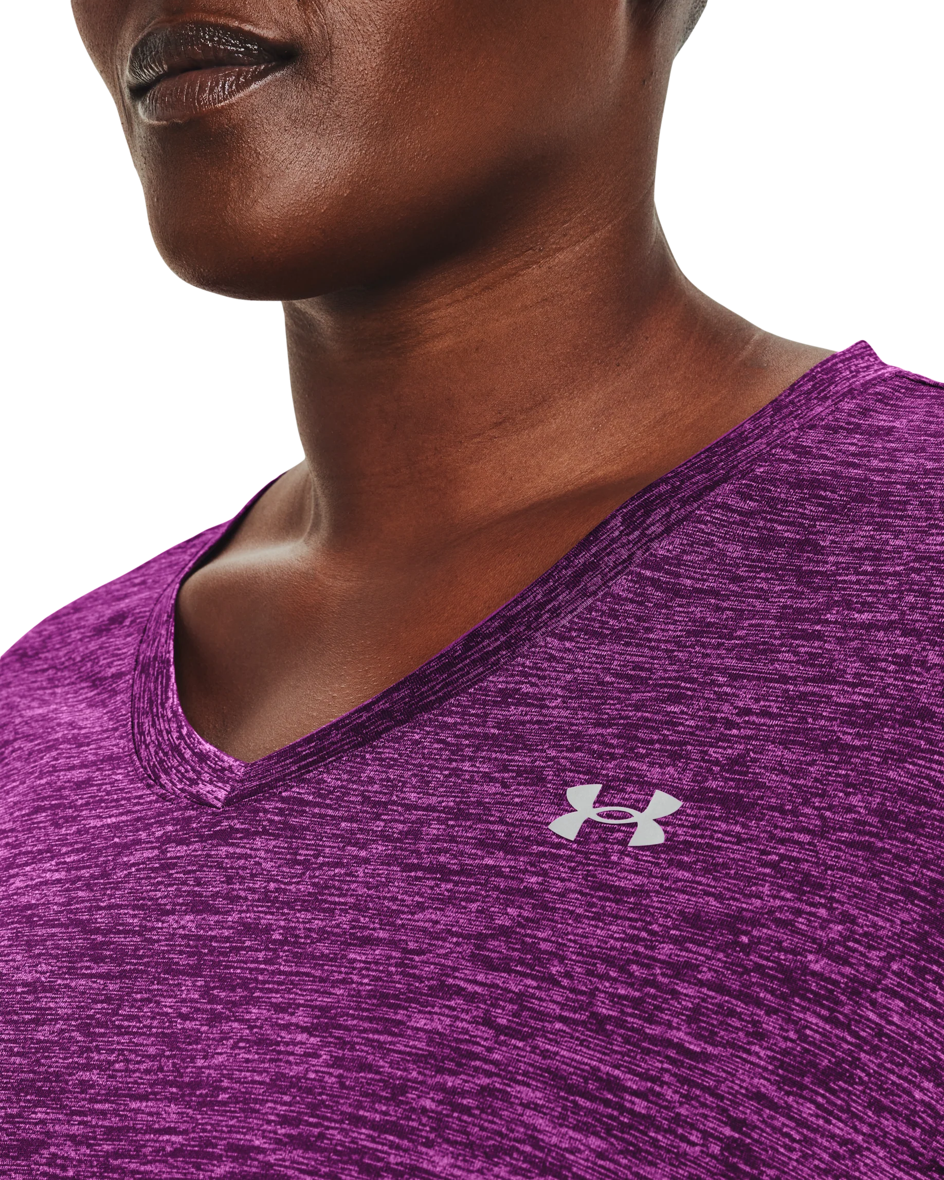 Women's UA Tech™ Twist V-Neck Short Sleeve - Image 5
