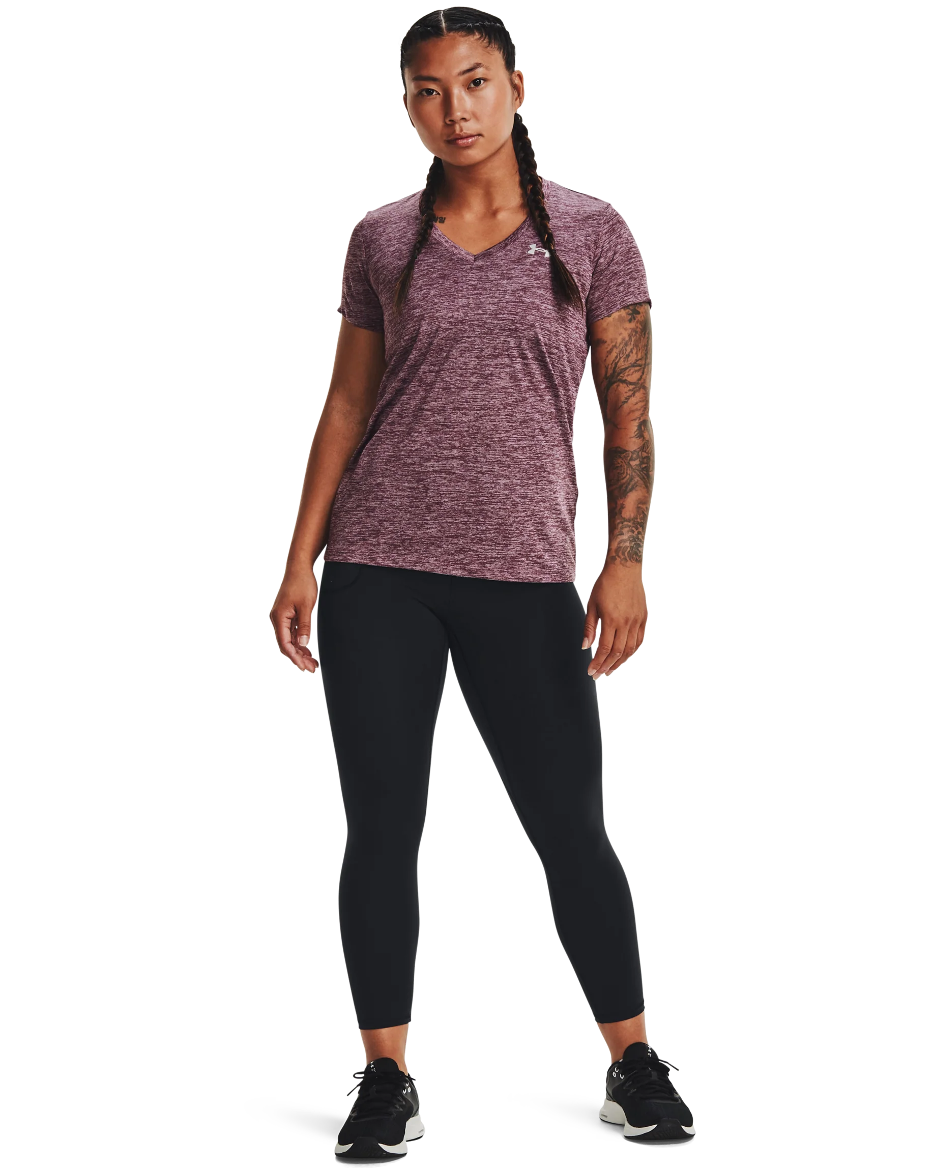 Women's UA Tech™ Twist V-Neck - Image 3
