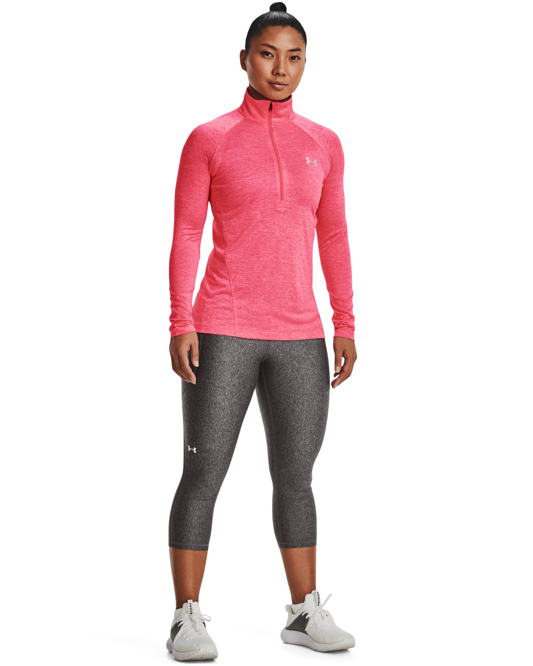 Women's UA Tech™ Twist ½ Zip - Image 3