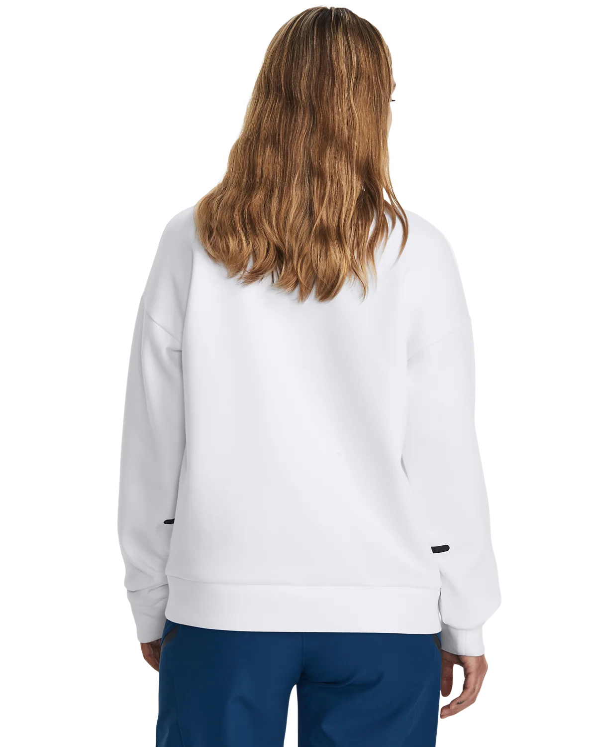 Women's UA Unstoppable Fleece Crew - Image 2