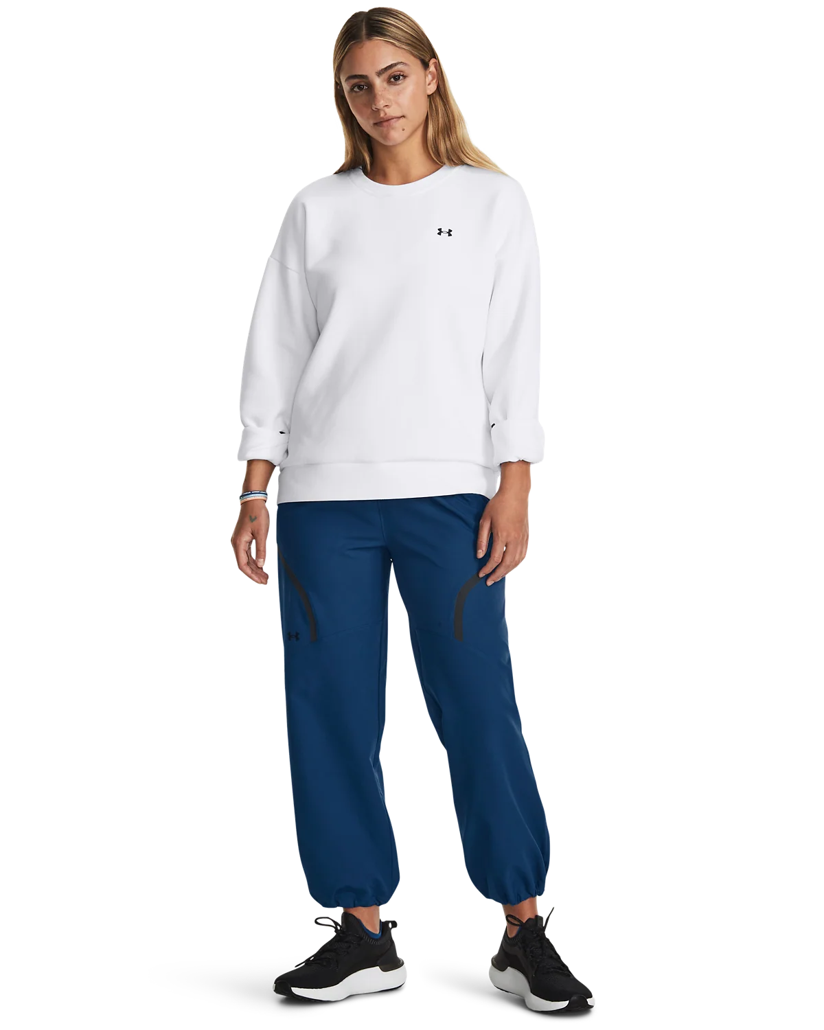 Women's UA Unstoppable Fleece Crew - Image 3