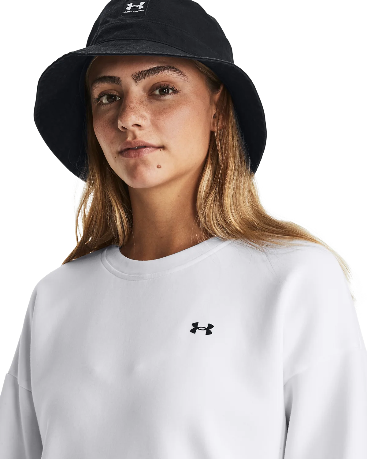 Women's UA Unstoppable Fleece Crew - Image 5